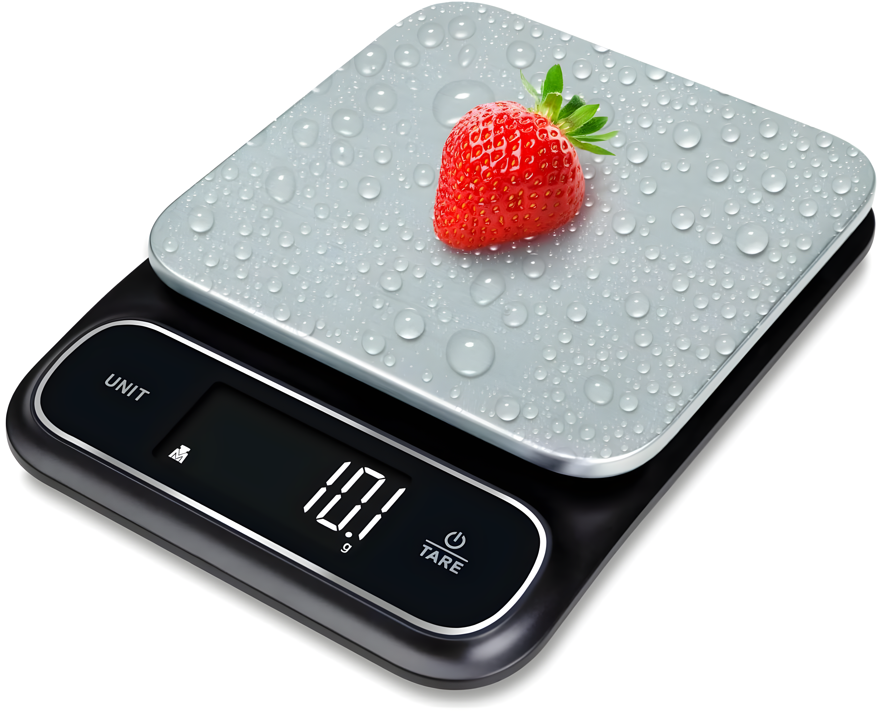 Fradel 0.1g Digital Kitchen Food Scale in Grams & Ounces - 11lb, for Cooking, Baking, Weight Loss - Square