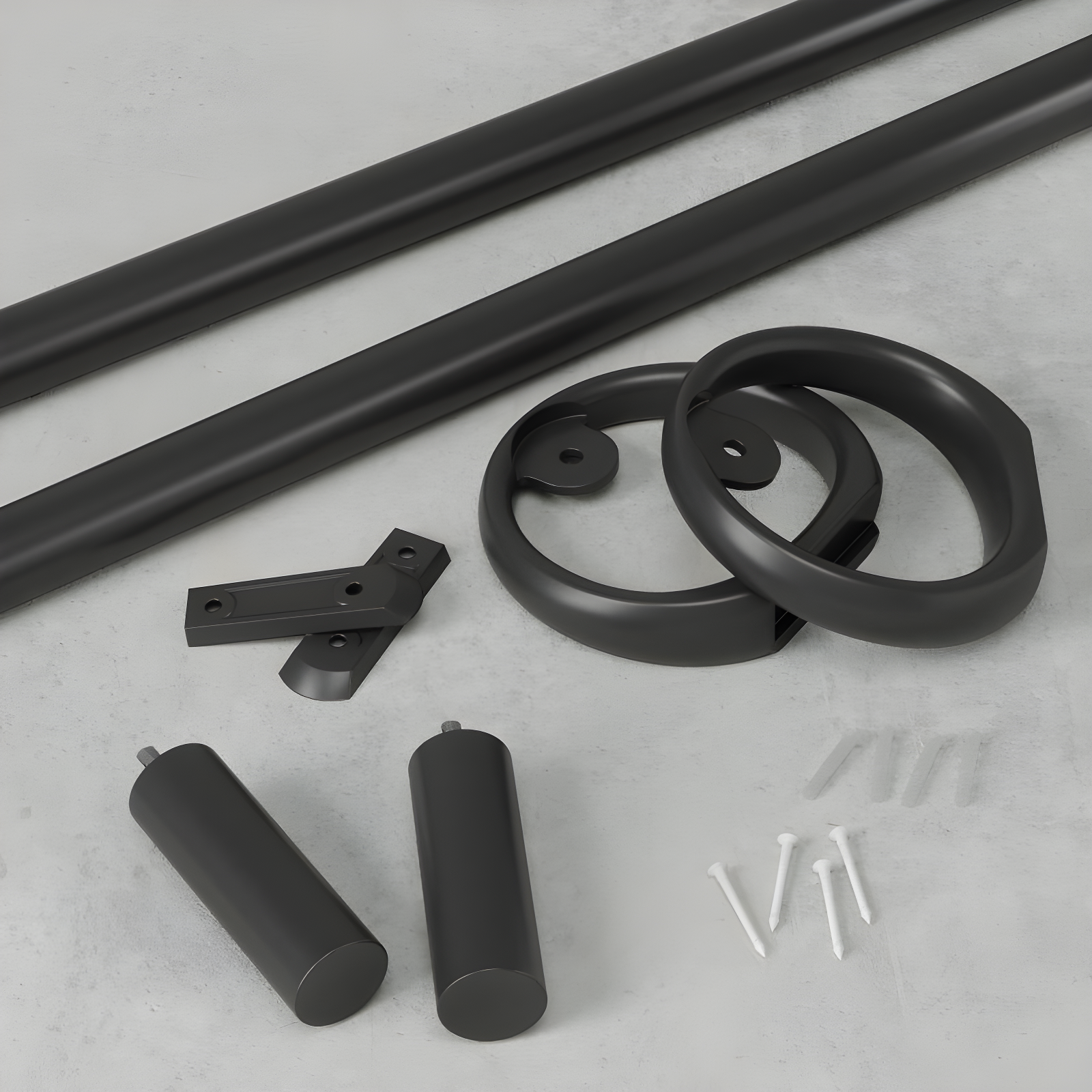 Umbra Steel Adjustable Single Curtain Rod