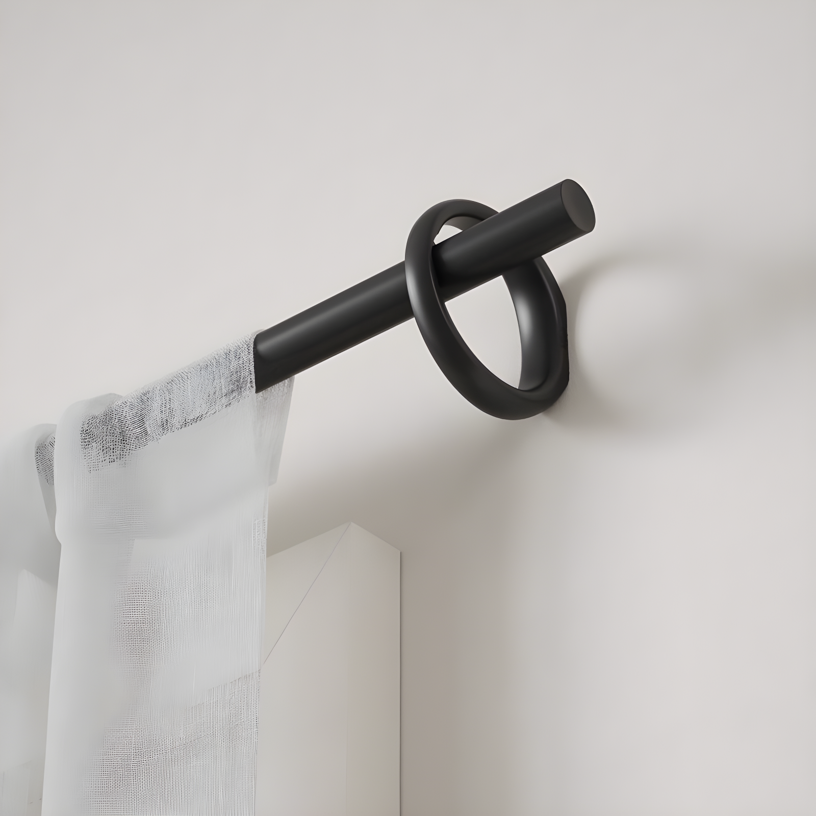 Umbra Steel Adjustable Single Curtain Rod