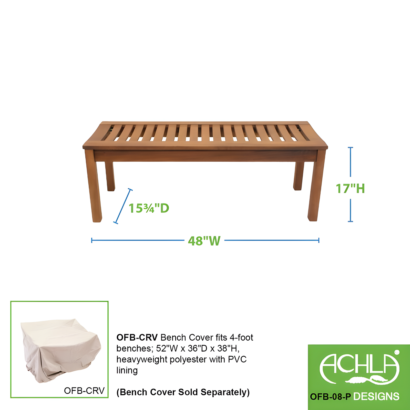 Eucalyptus Outdoor Bench