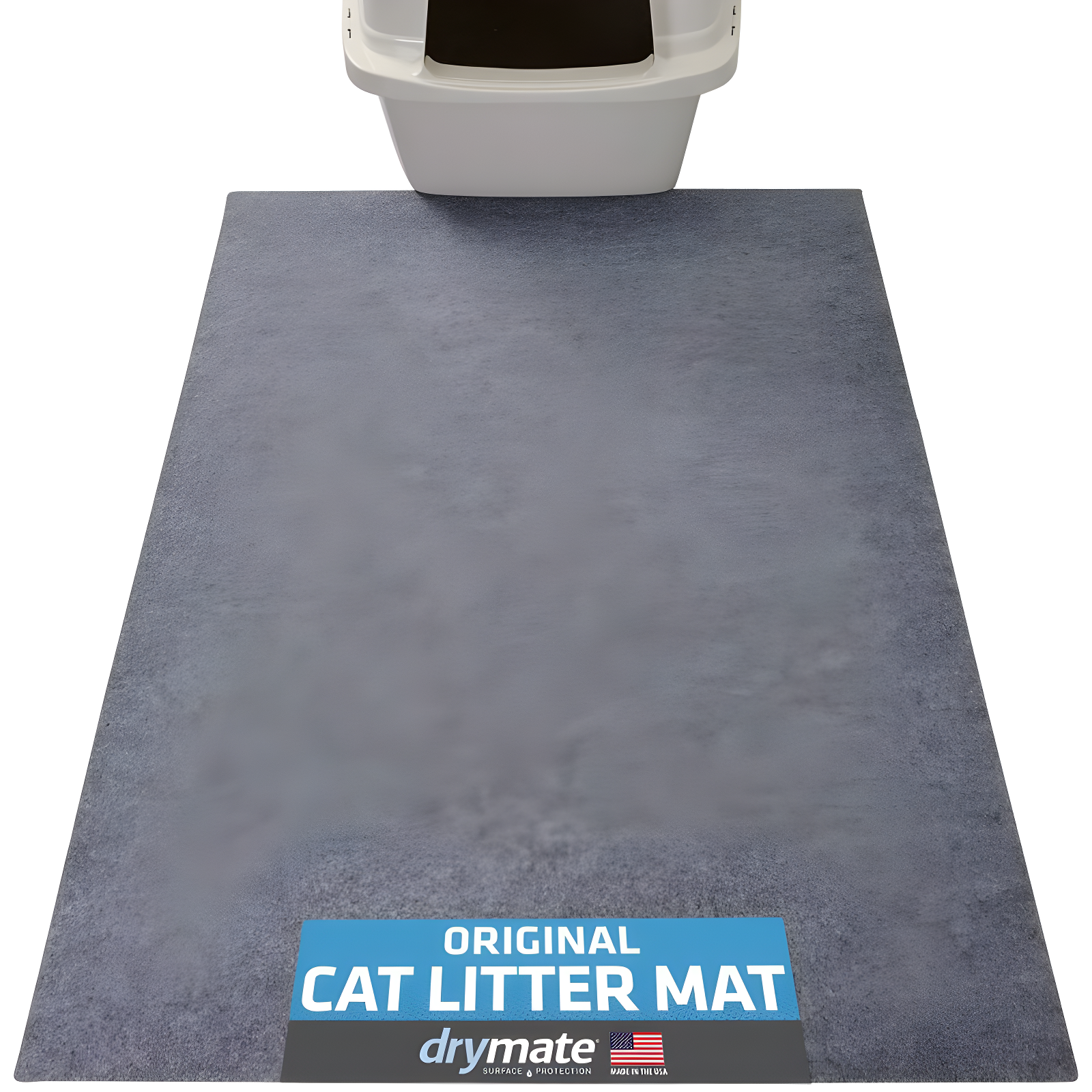 Drymate XL Cat Litter Mat for Litter Box, Protective & Decorative - Absorbent, Waterproof, Machine Washable