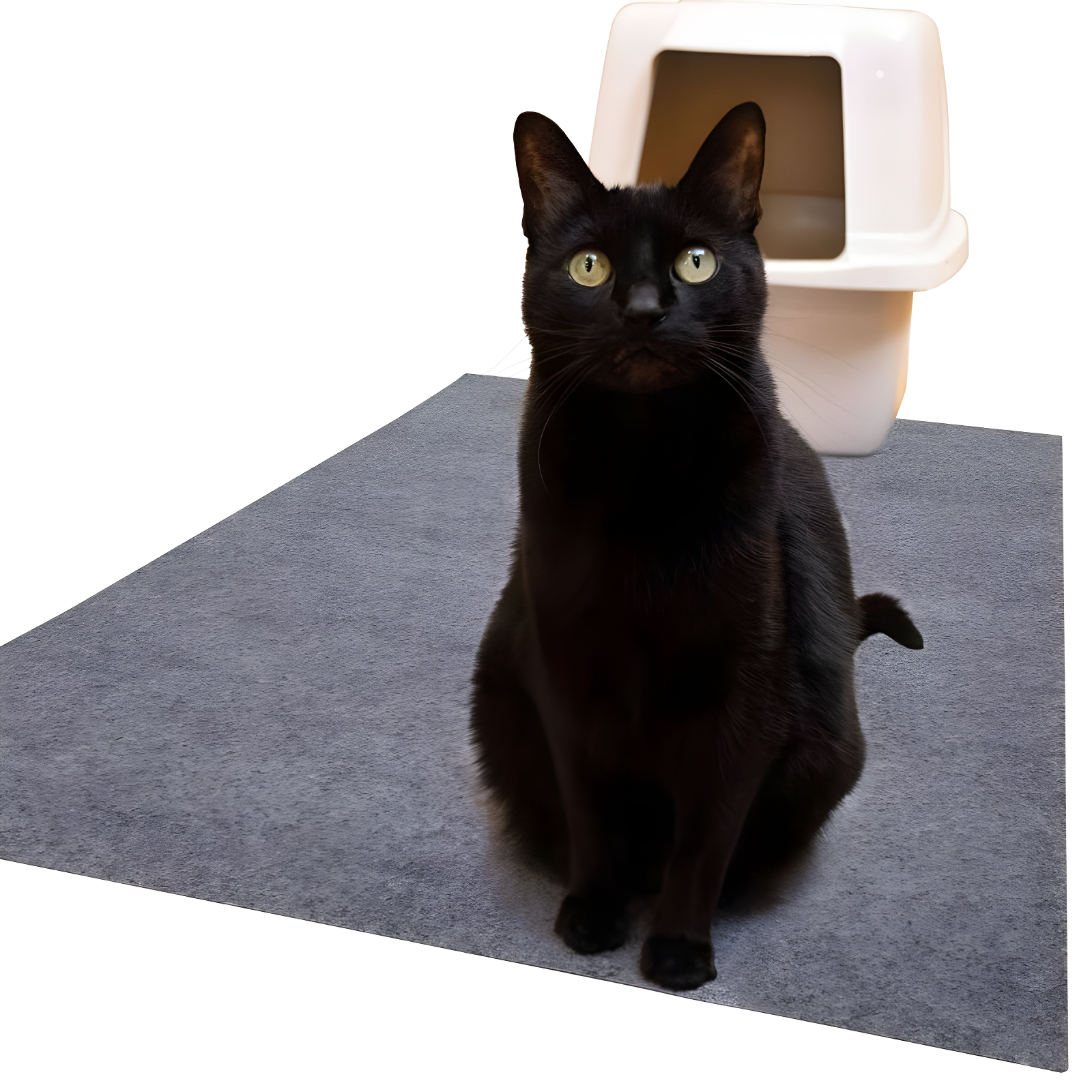 Drymate XL Cat Litter Mat for Litter Box, Protective & Decorative - Absorbent, Waterproof, Machine Washable