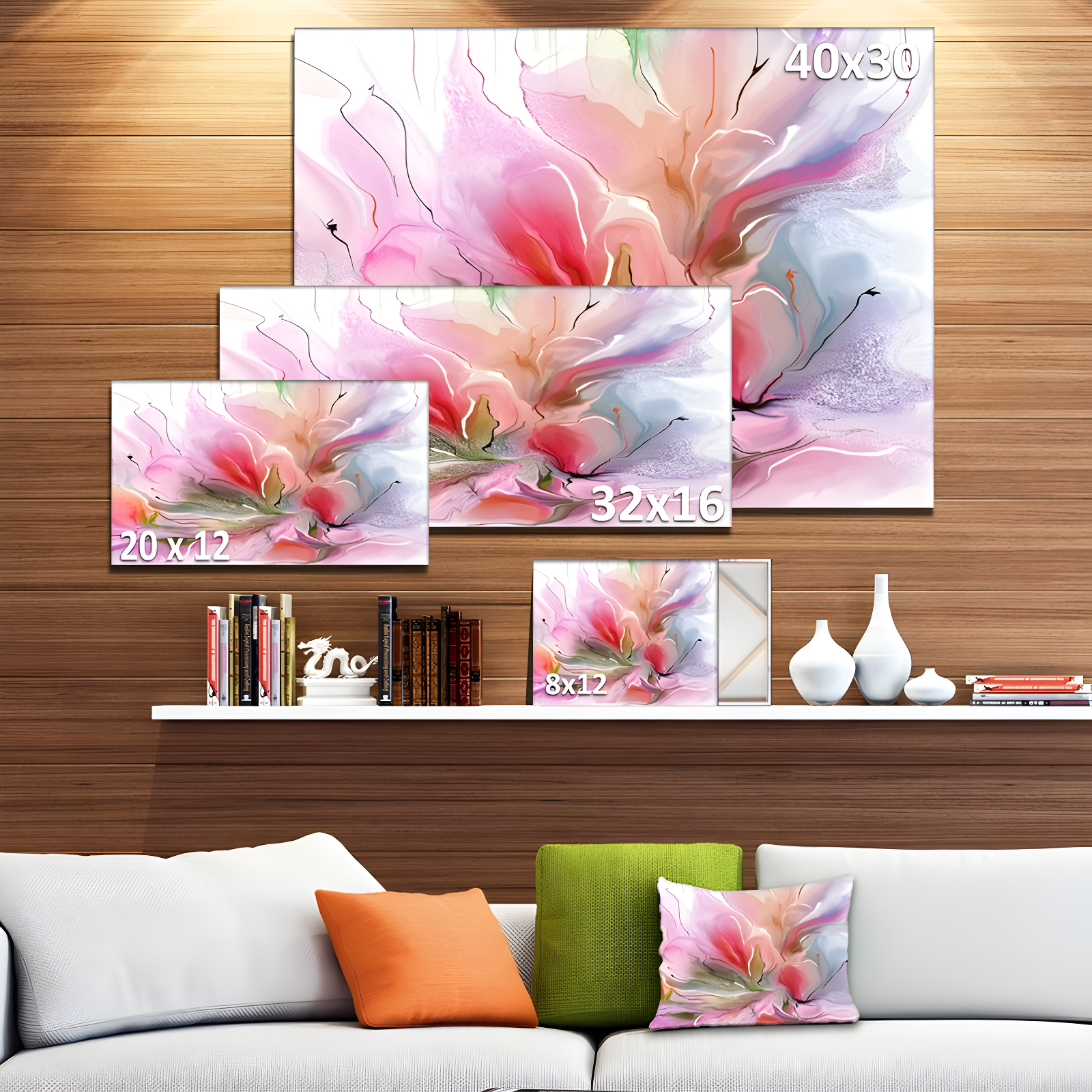 Design Art " Lovely Painted Floral Design "