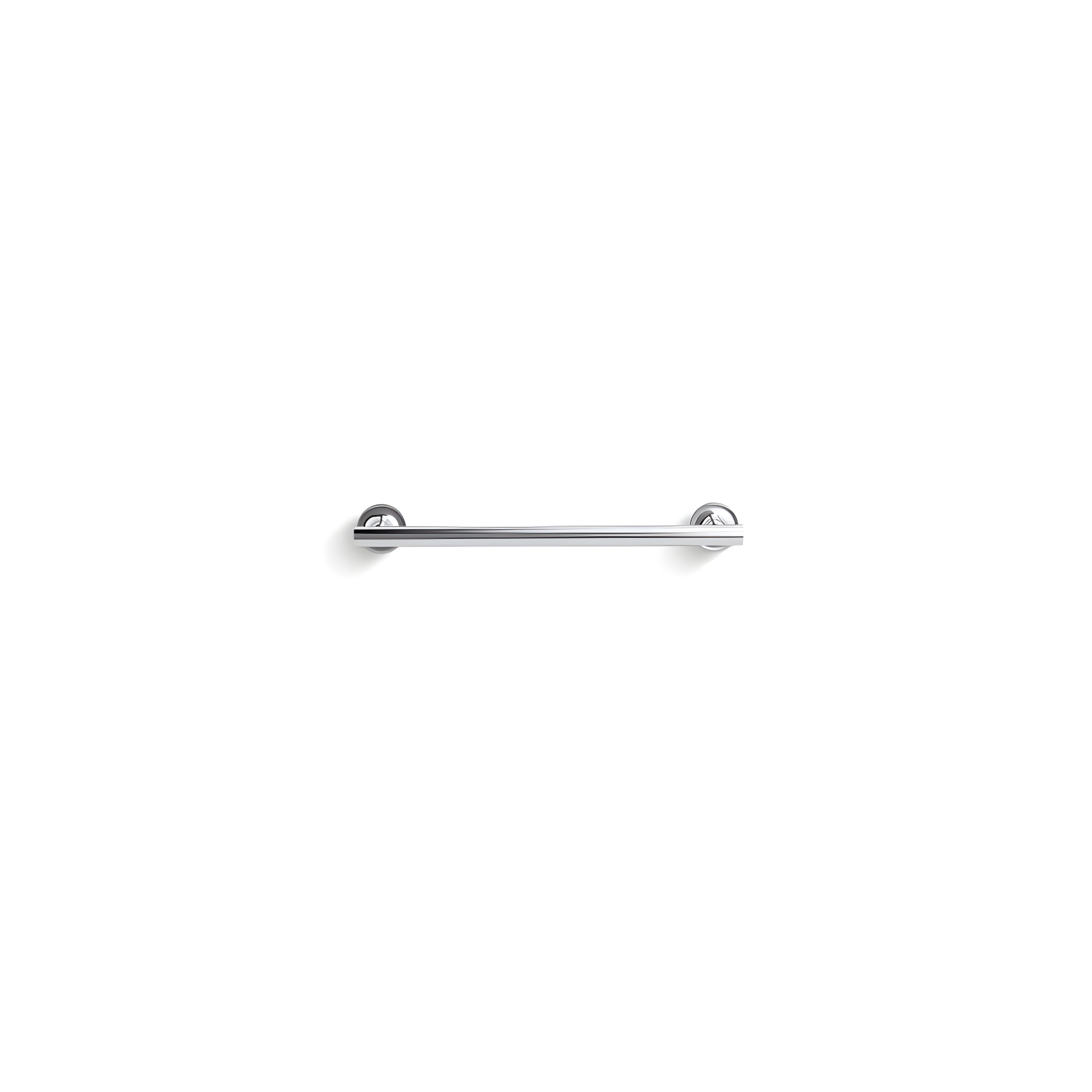 Purist® 24" Wall Mounted Round Towel Bar, Metal Wall-Mounted Towel Holder