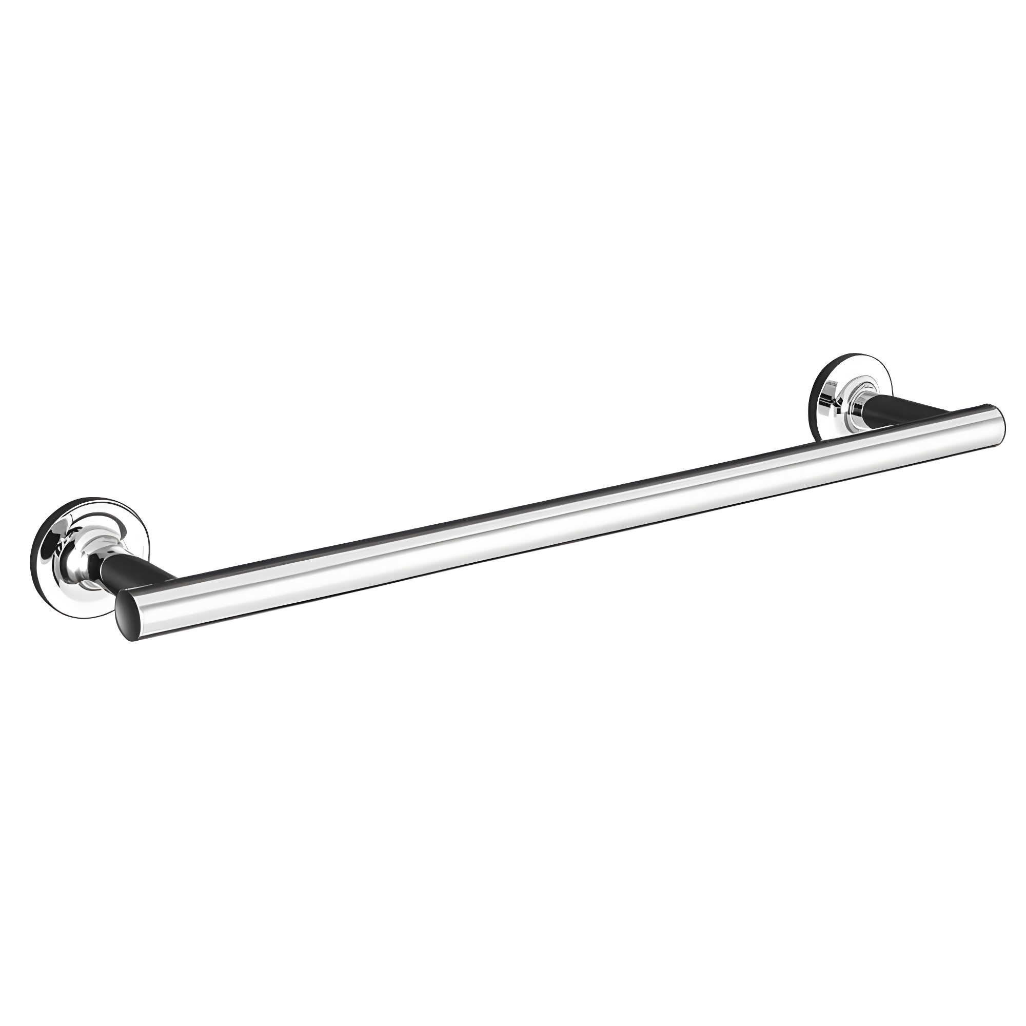 Purist® 24" Wall Mounted Round Towel Bar, Metal Wall-Mounted Towel Holder