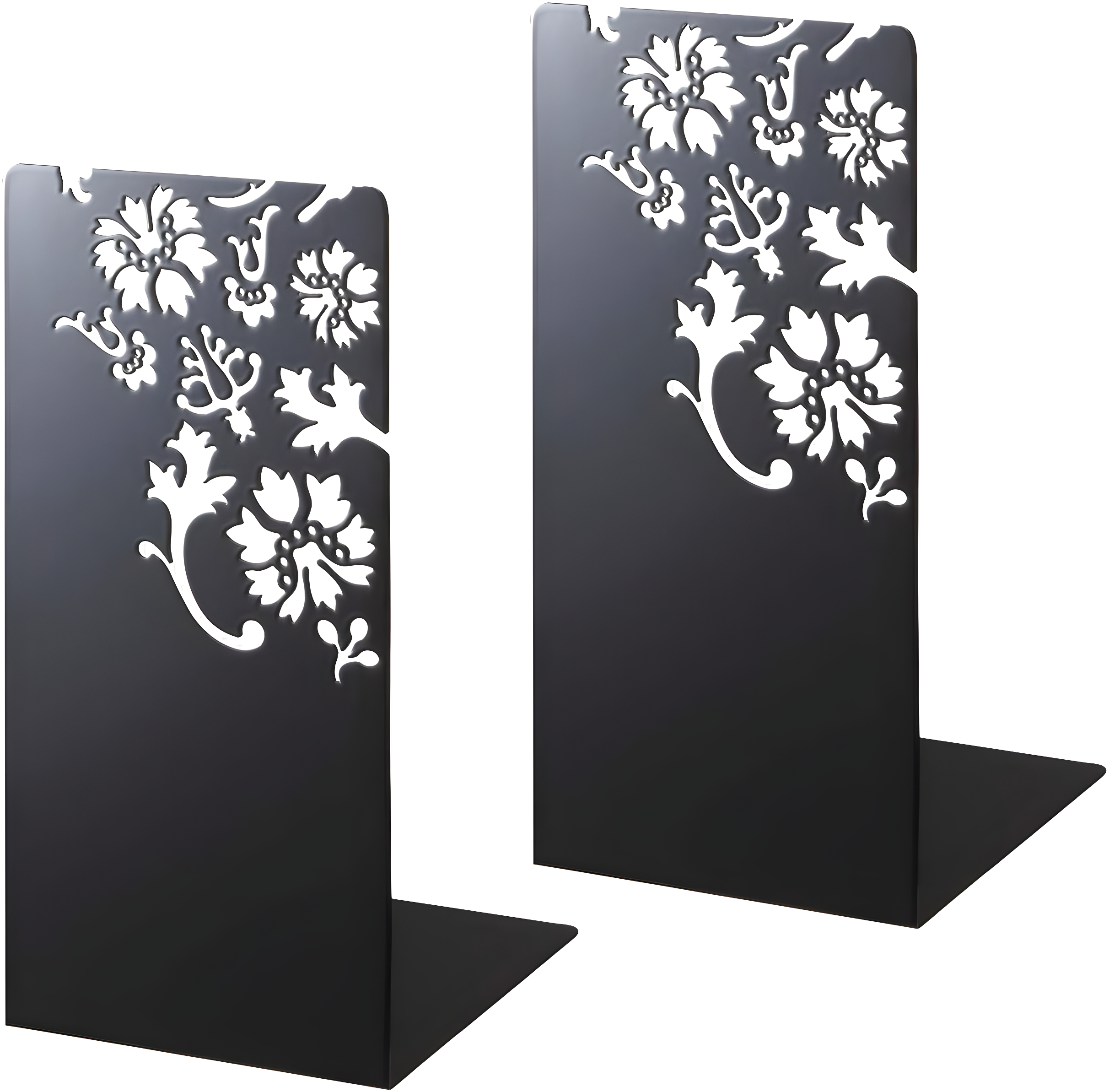 Yamazaki Home Kirie L-Shaped Book End, Large, Steel, Large, No Assembly Req. (Set of 2)
