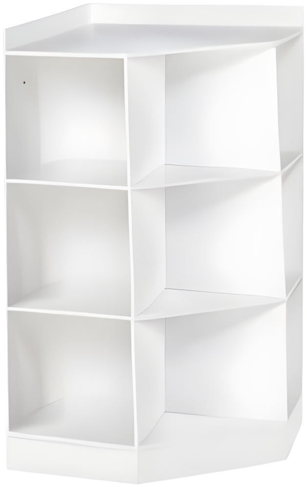 RiverRidge Home RiverRidge Kids Corner Playroom Cabinet with 6 Toy Storage Cubbies and 3 Angled Shelves