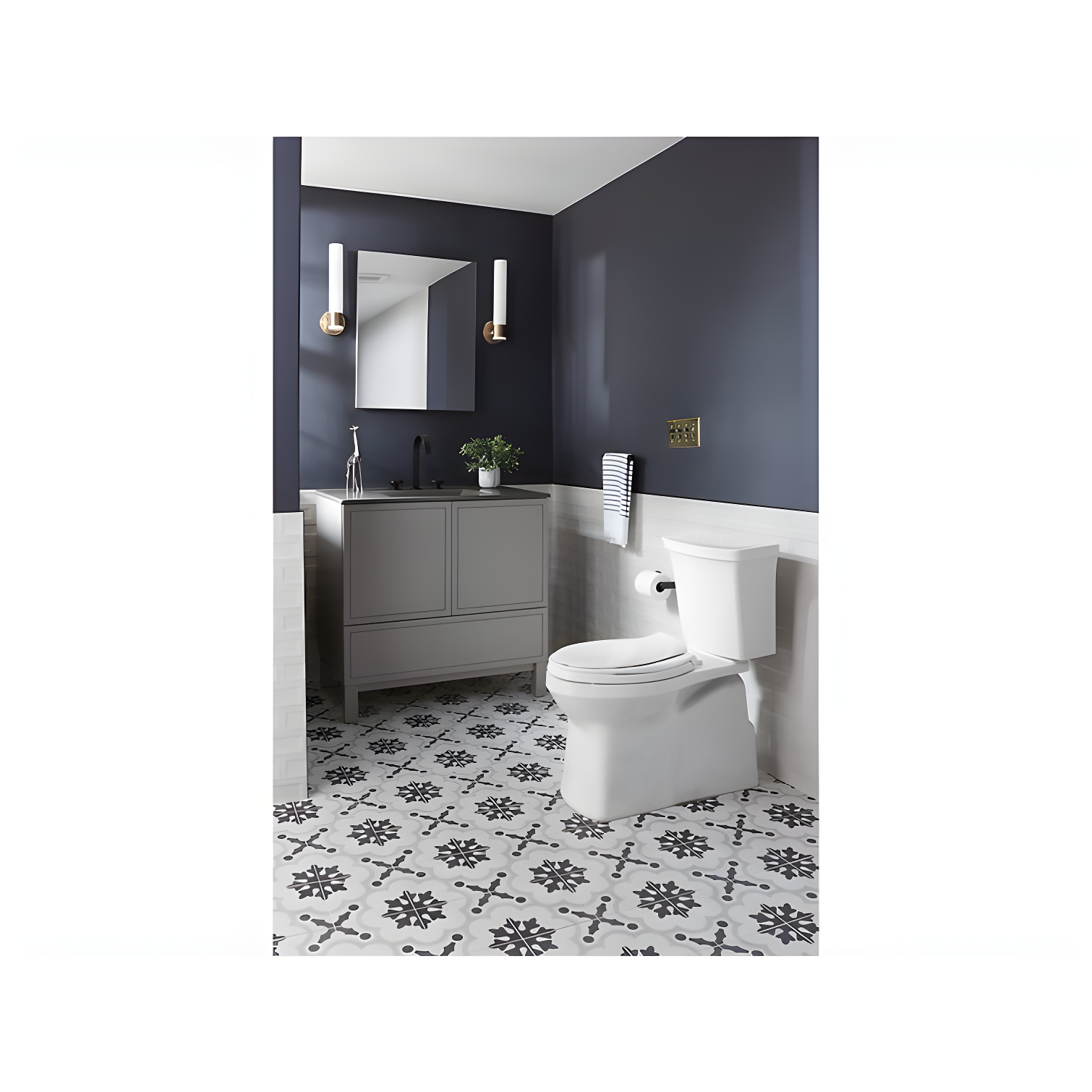 Verdera® Recessed or Surface Mount Frameless Medicine Cabinet with 3 Adjustable Shelves