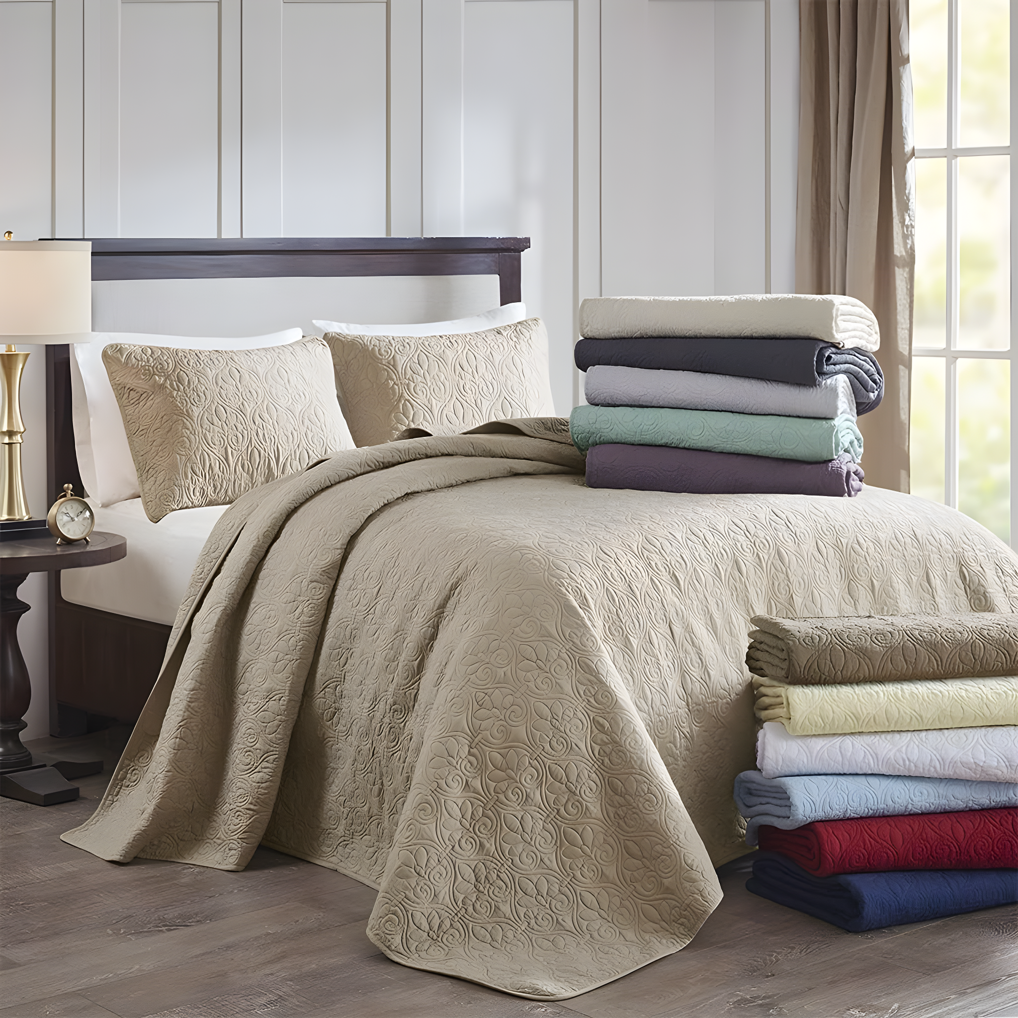 Quebec Reversible Coverlet Set