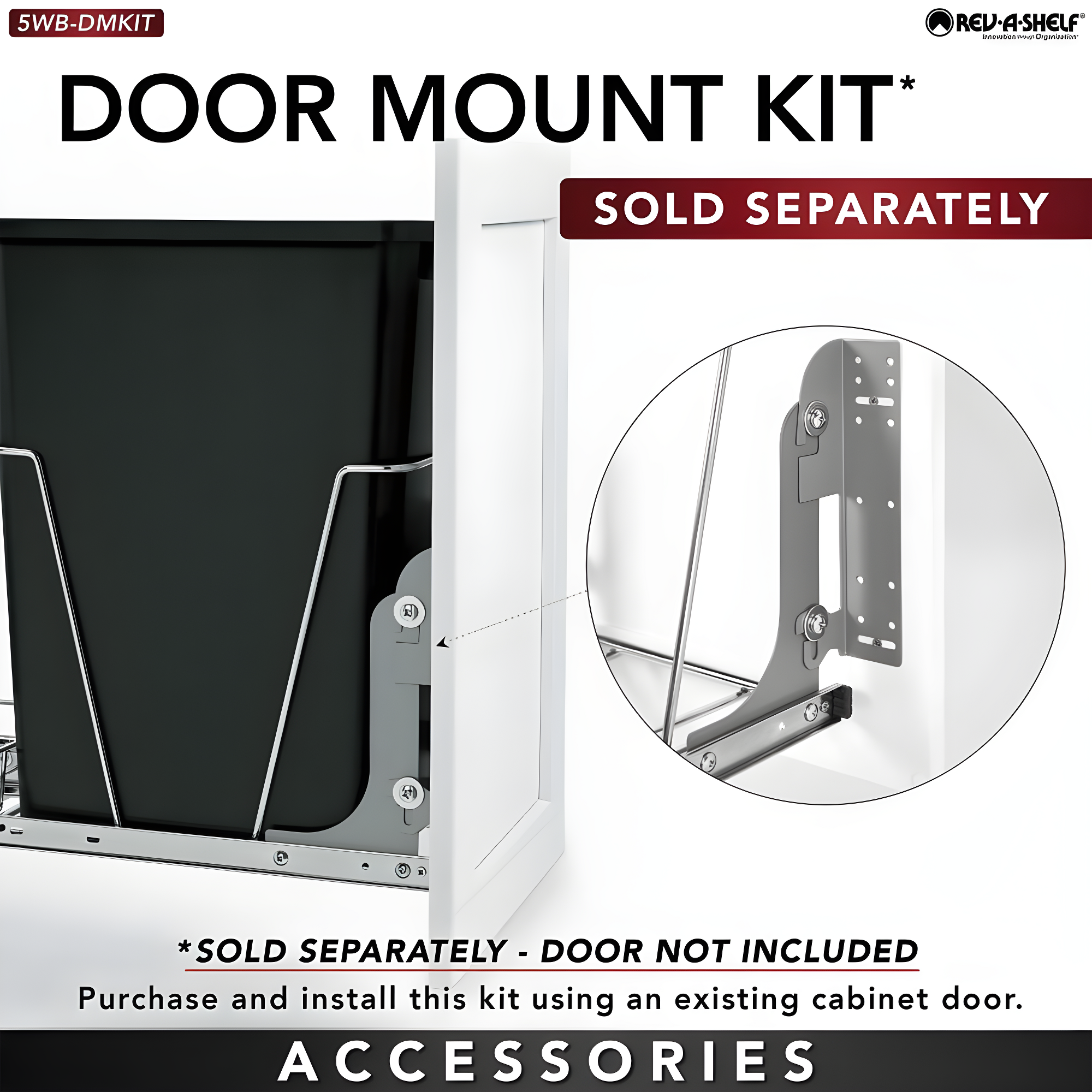Double Sliding Pull-Out Waste Bin Containers