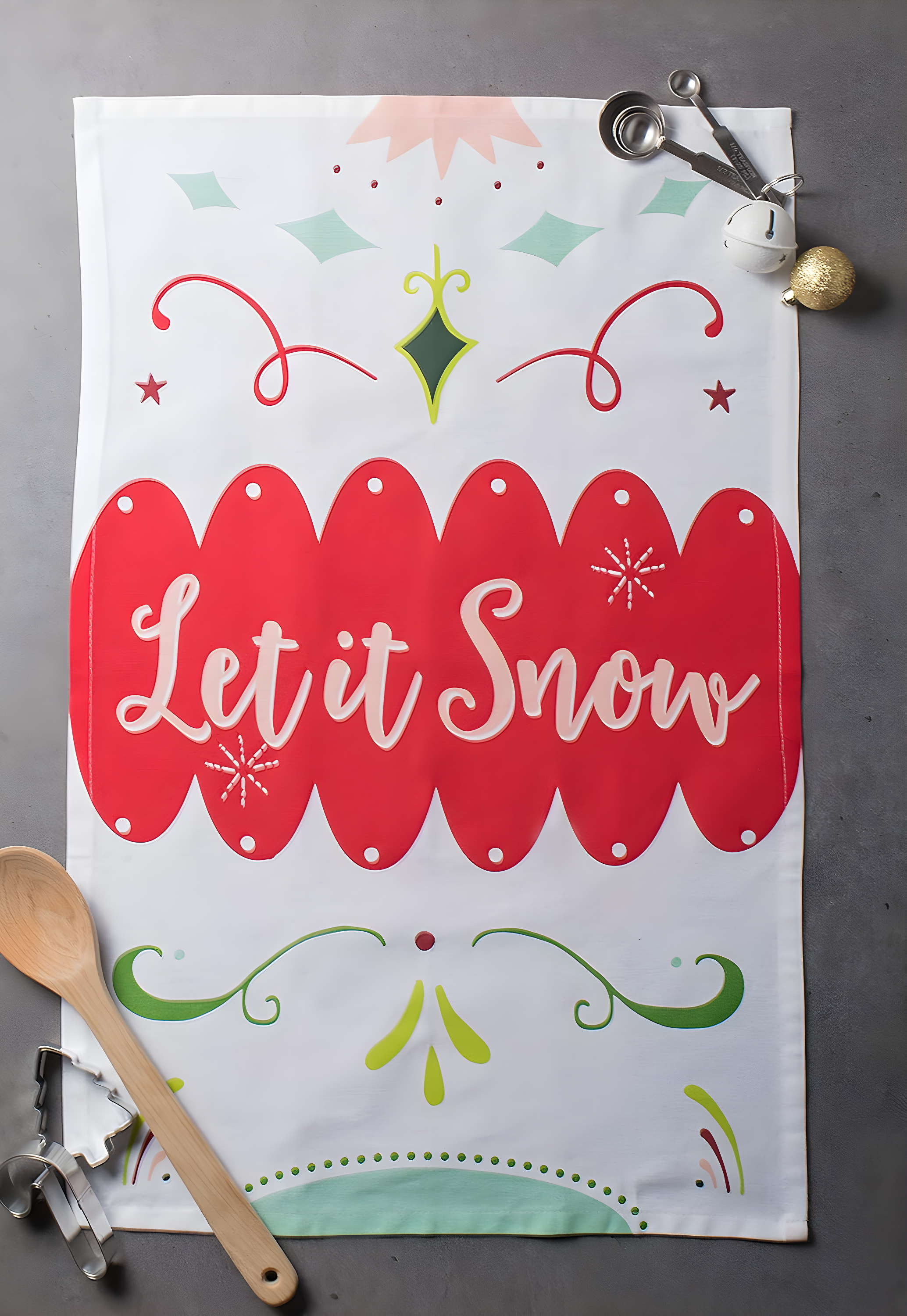 Assorted Winter Wishes Holiday Printed Dishtowel (Set of 3)