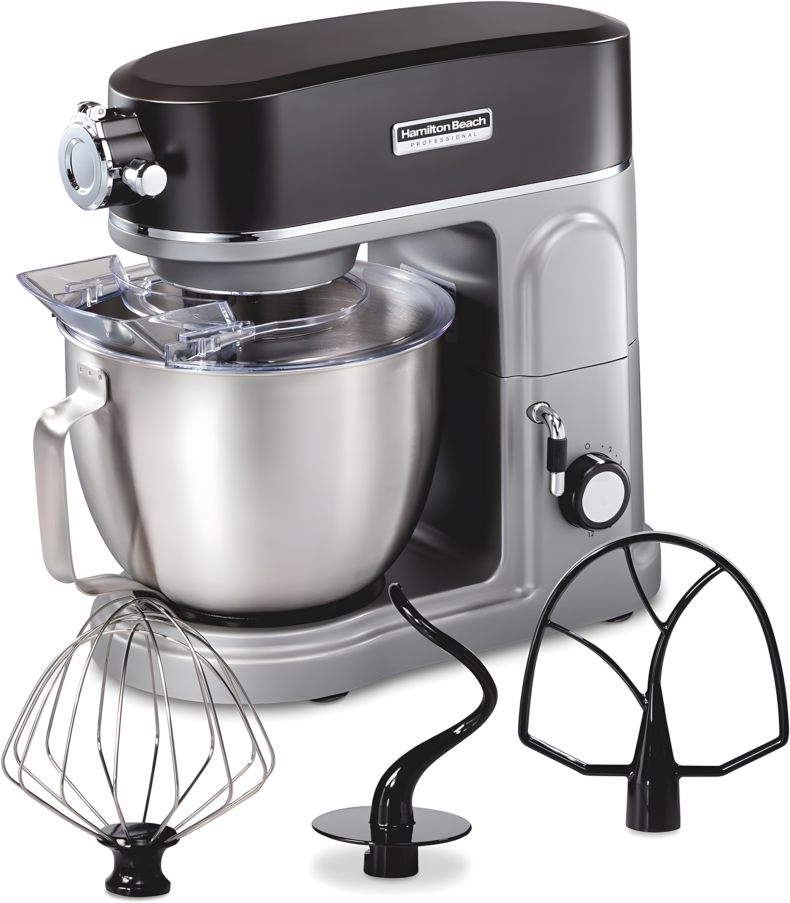Hamilton Beach® Professional All-Metal Stand Mixer with Specialty Attachment Hub 5 Quart