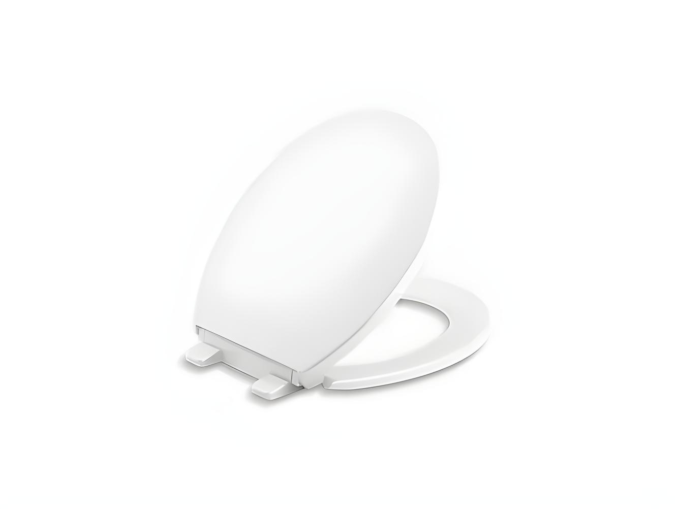 Kohler Brevia Quiet-Close Toilet Seat with Grip-Tight Bumpers and Quick-Attach Hardware
