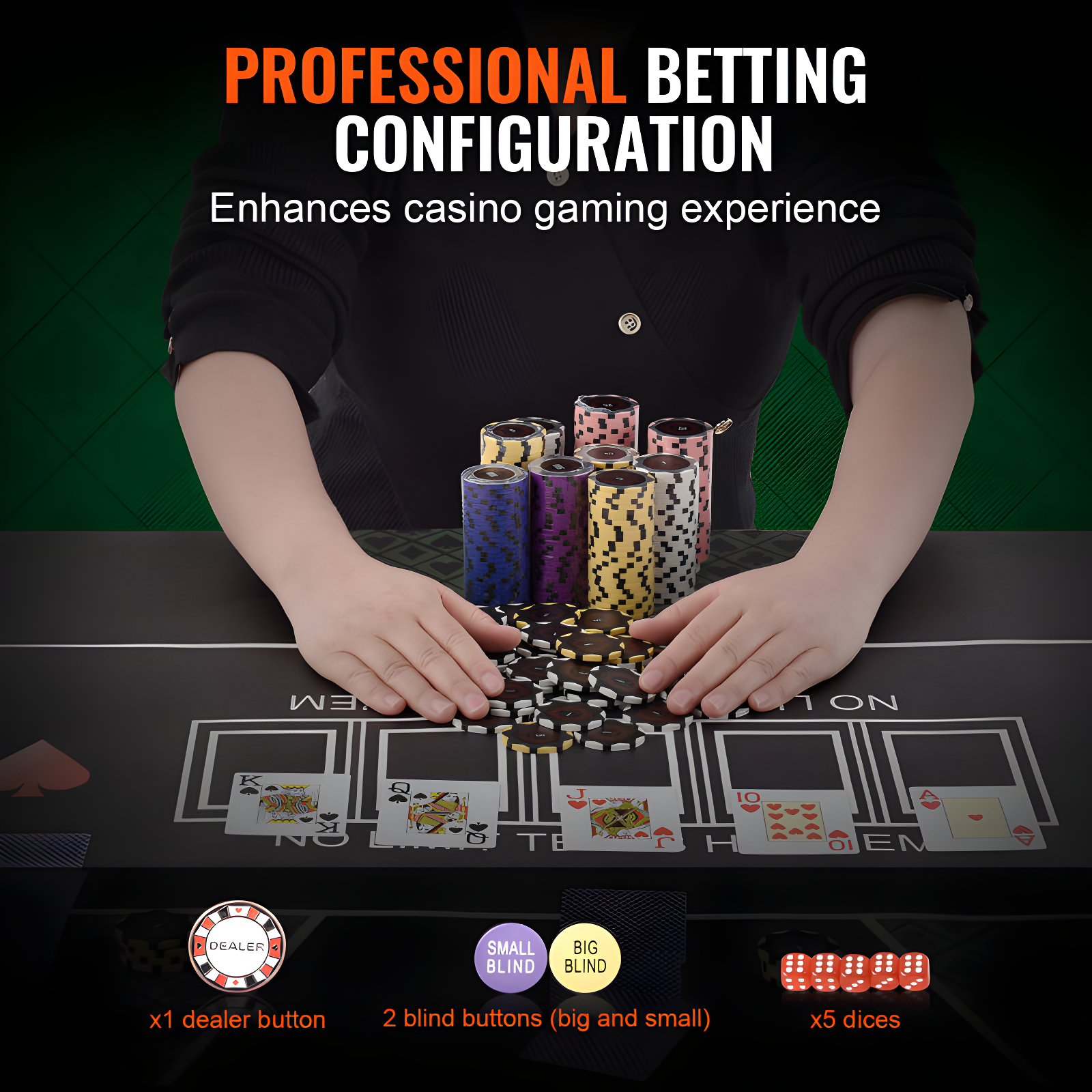 VEVOR VEVOR 10 Player Poker Card