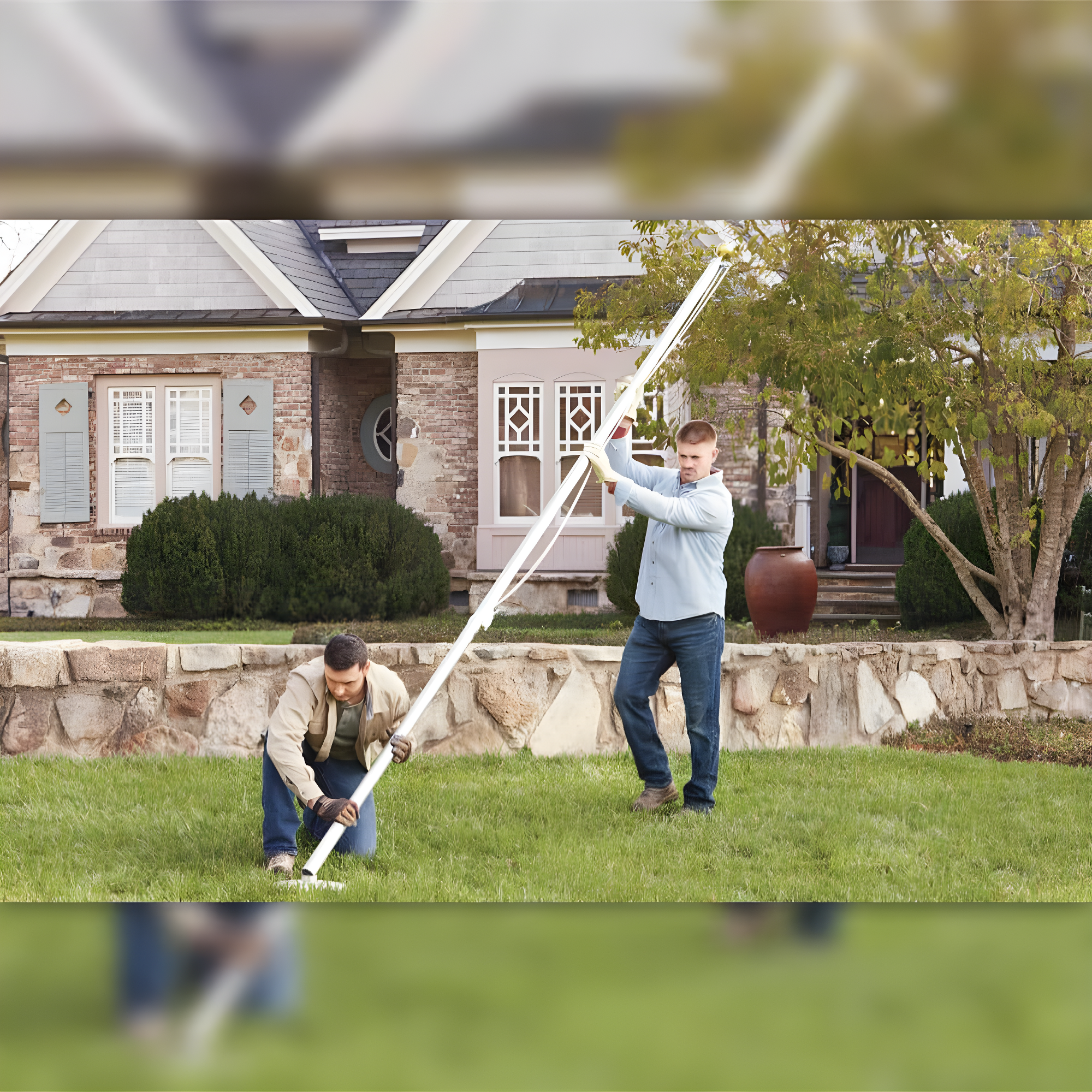 EZ-Pole EZC21 21 ft. Classic Sectional Flagpole Kit with Rope