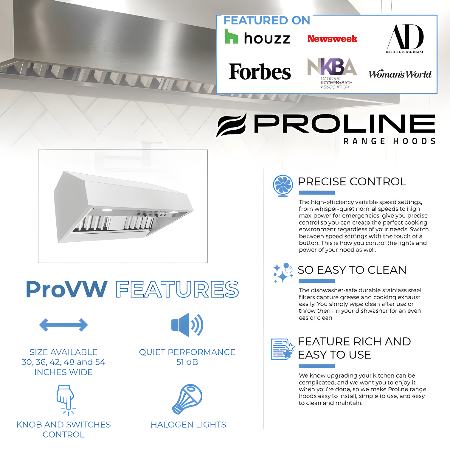 ProLine Range Hoods ProLine Range Hoods Range Hood Fan