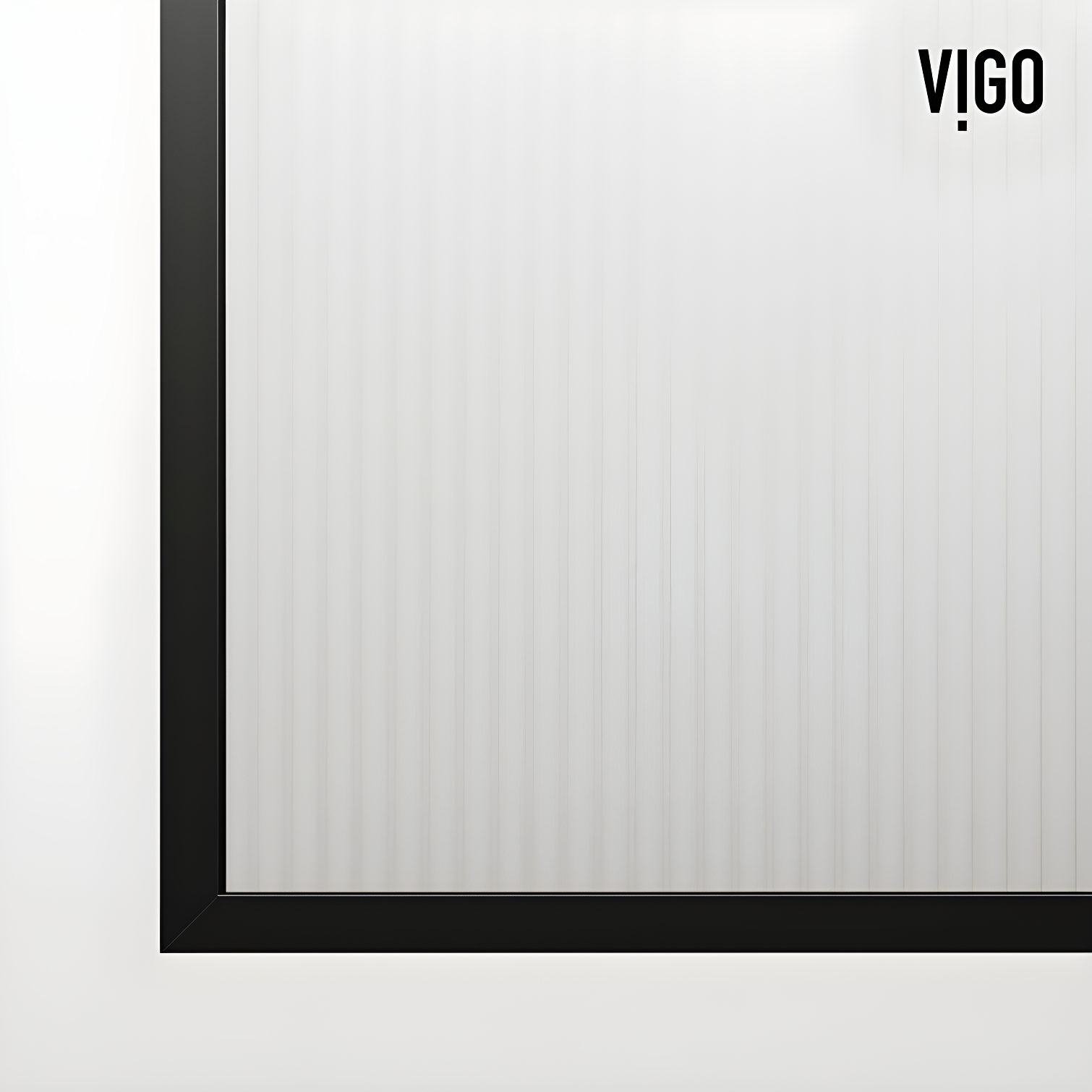 Meridian 34" W x 74" H Fixed Framed Shower Screen with 3/8" Glass