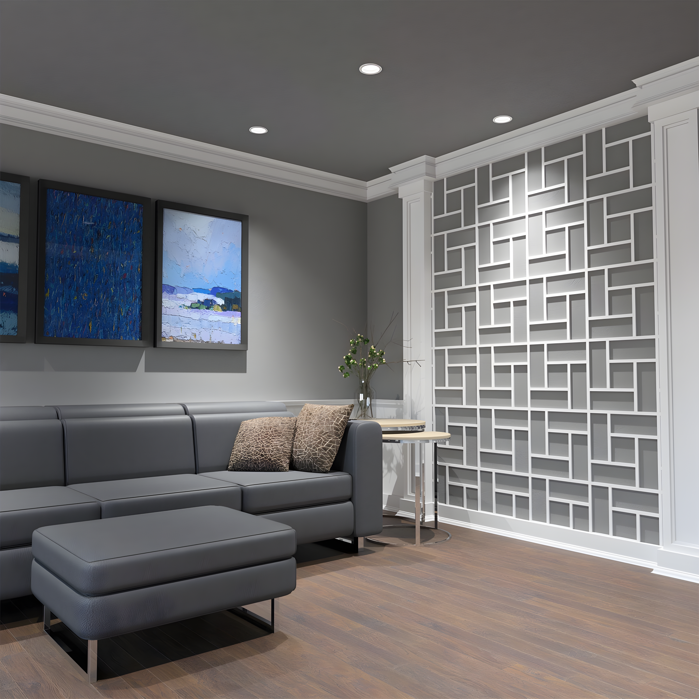 Sheffield Architectural Grade PVC Decorative Fretwork Wall Panel