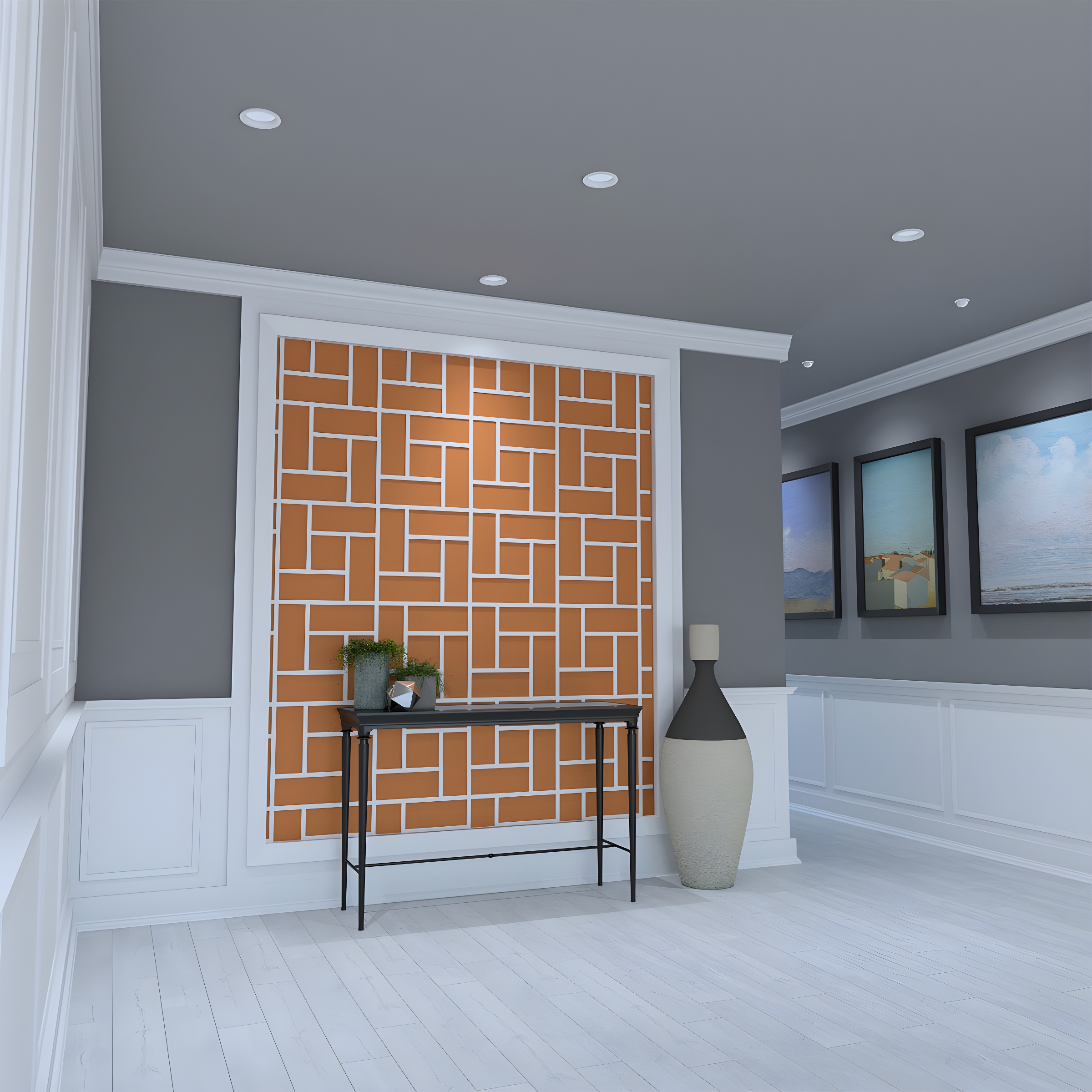 Sheffield Architectural Grade PVC Decorative Fretwork Wall Panel