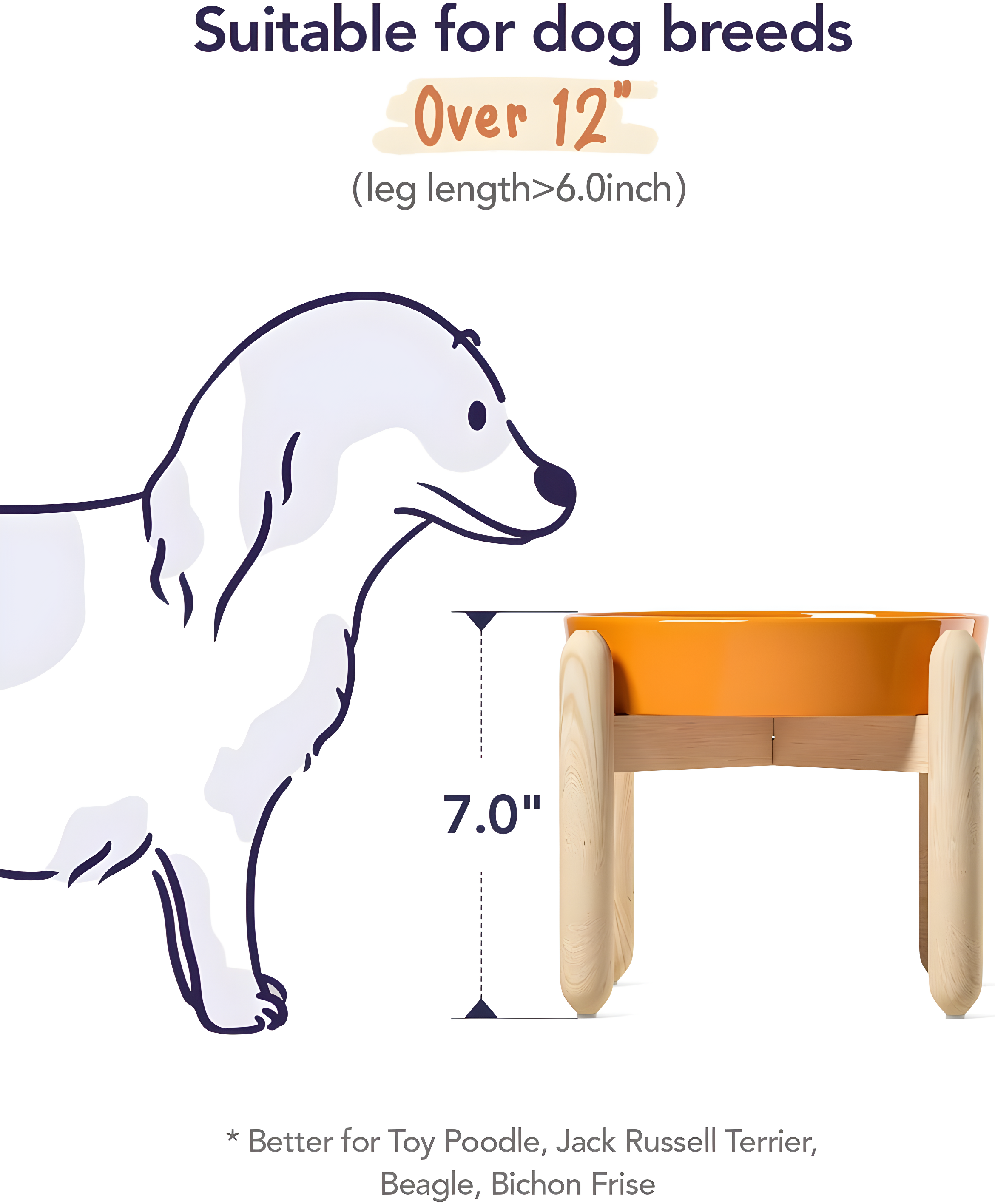 Ceramic Slow Feed Dog Bowls