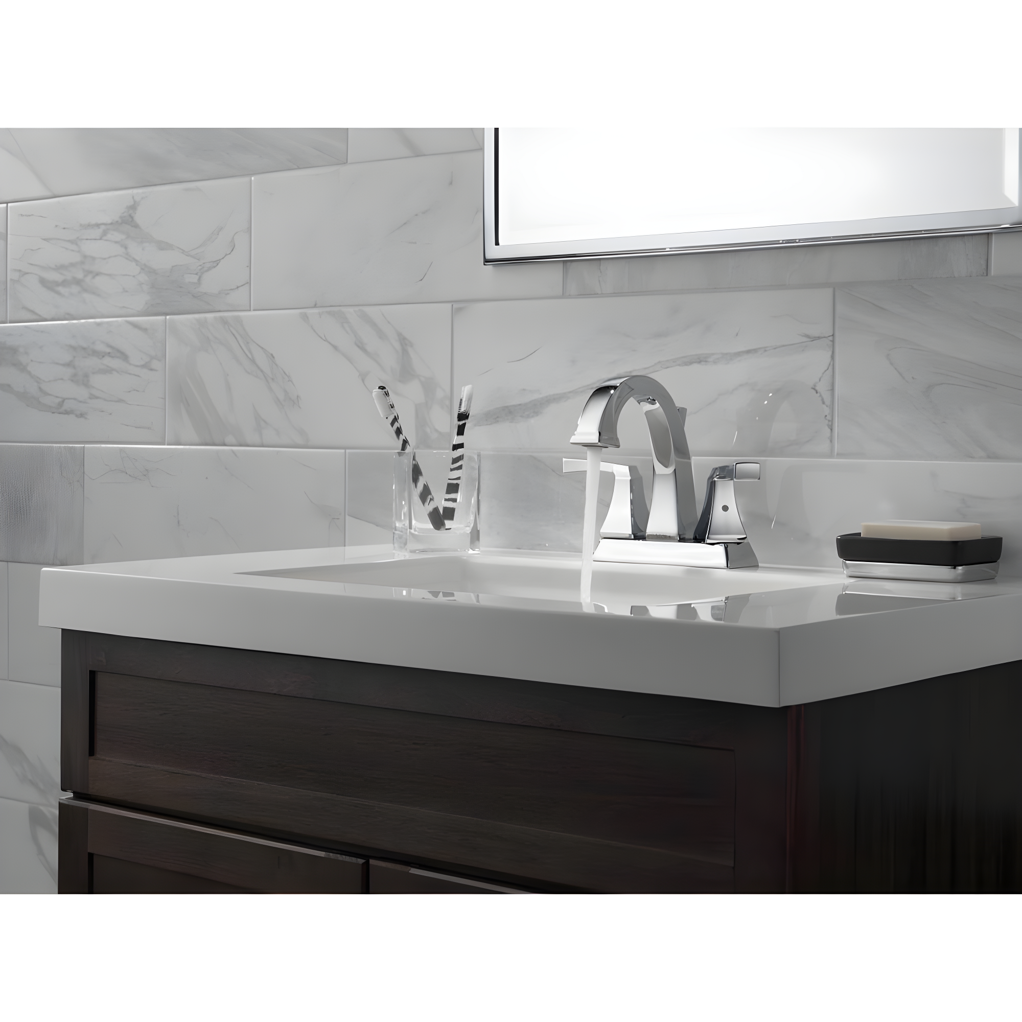 Dryden Centerset Bathroom Faucet with Drain Assembly
