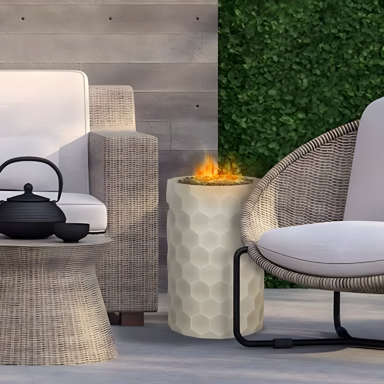 Four Seasons Courtyard 11.8'' W Ventless Natural Gas / Propane Fireplace