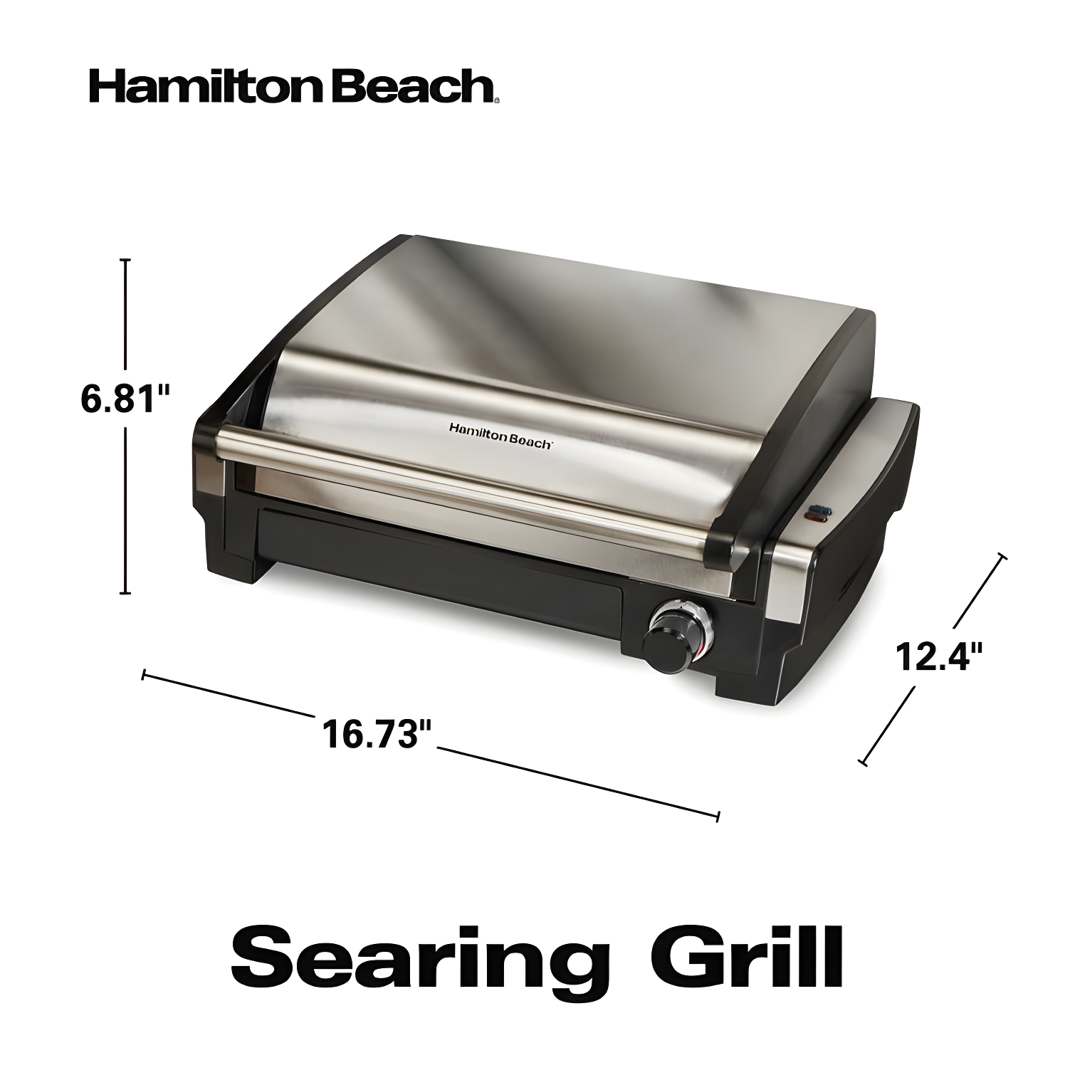 Hamilton Beach Hamilton Beach® Searing Grill Nonstick Cooking Plate Stainless Steel