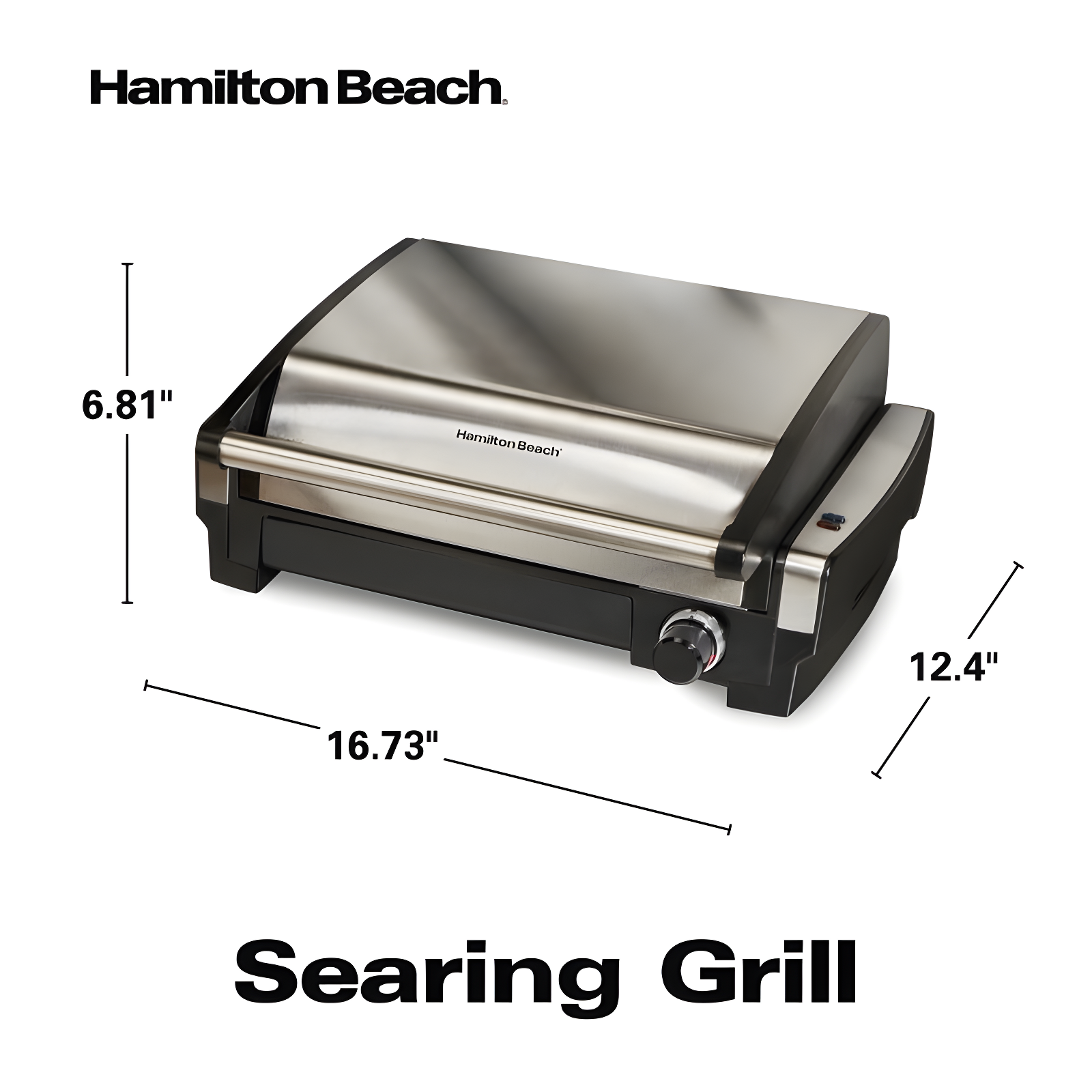 Hamilton Beach Hamilton Beach® Searing Grill Nonstick Cooking Plate Stainless Steel