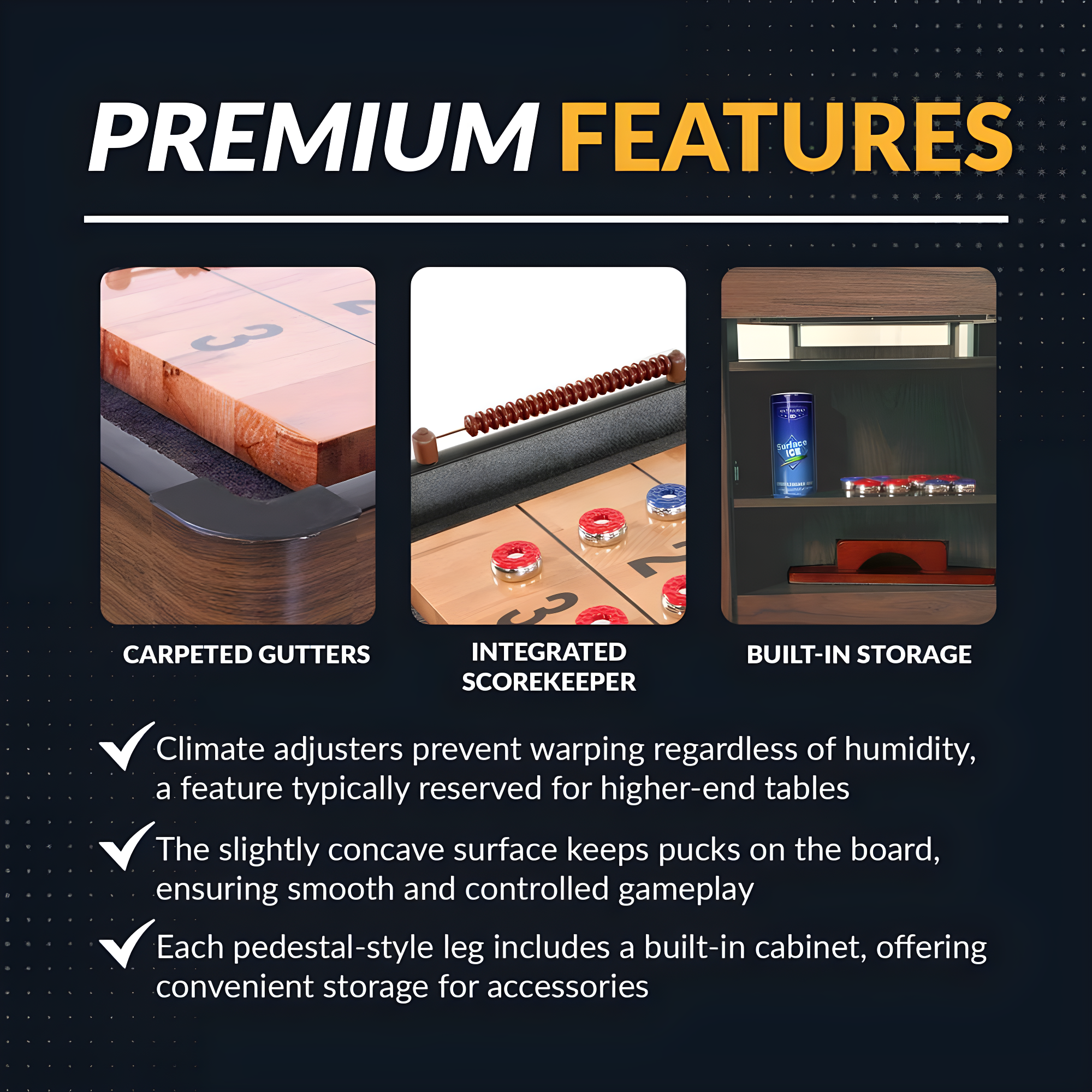 Challenger Hathaway Games Shuffleboard Table