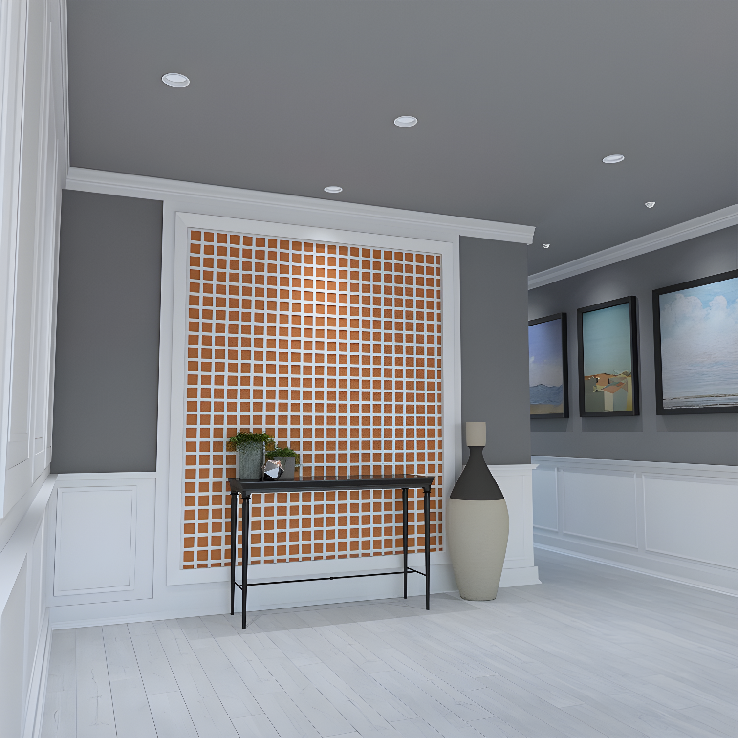 Manchester Architectural Grade PVC Decorative Fretwork Wall Panels