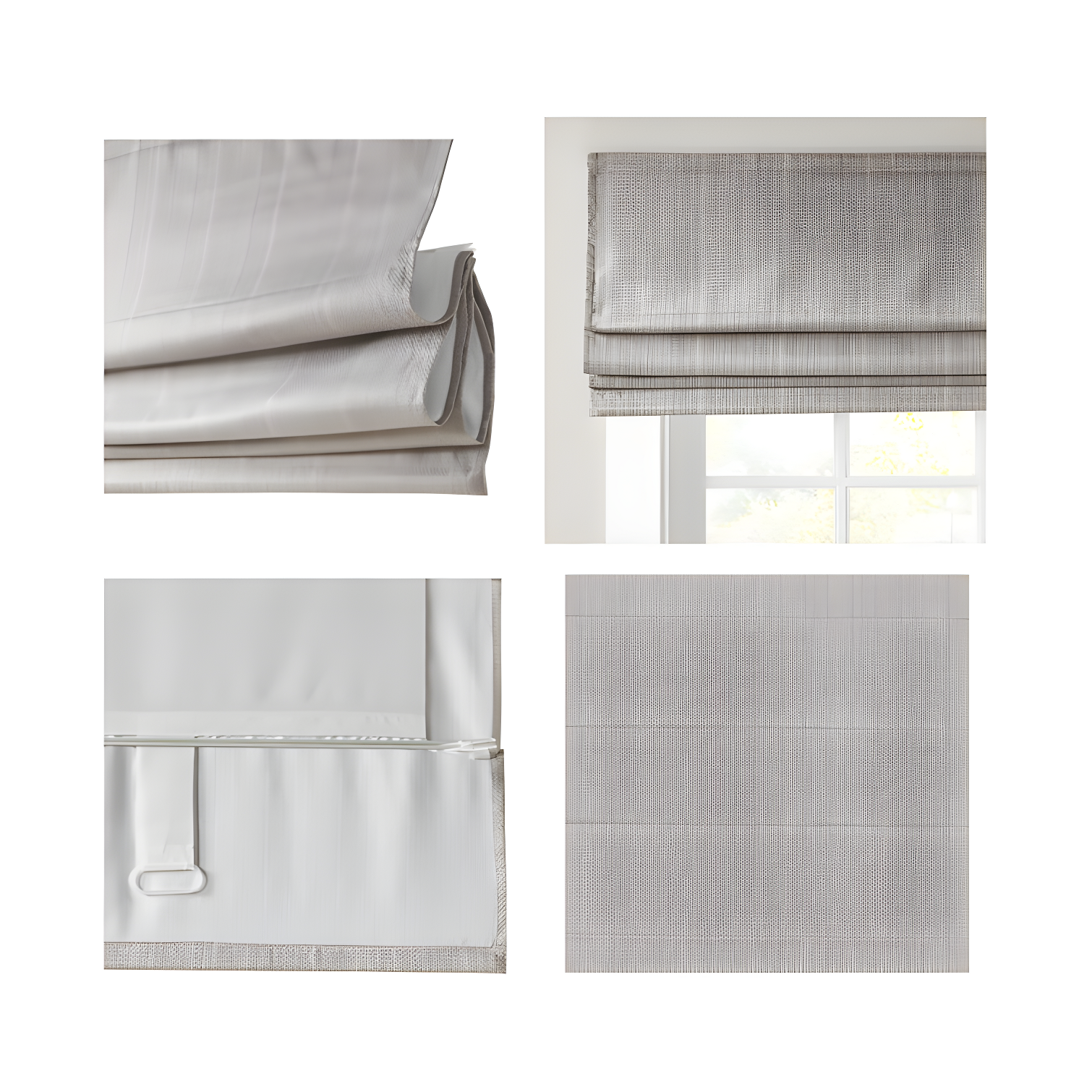 Galen Basketweave Cordless Room Darkening Roman Shade