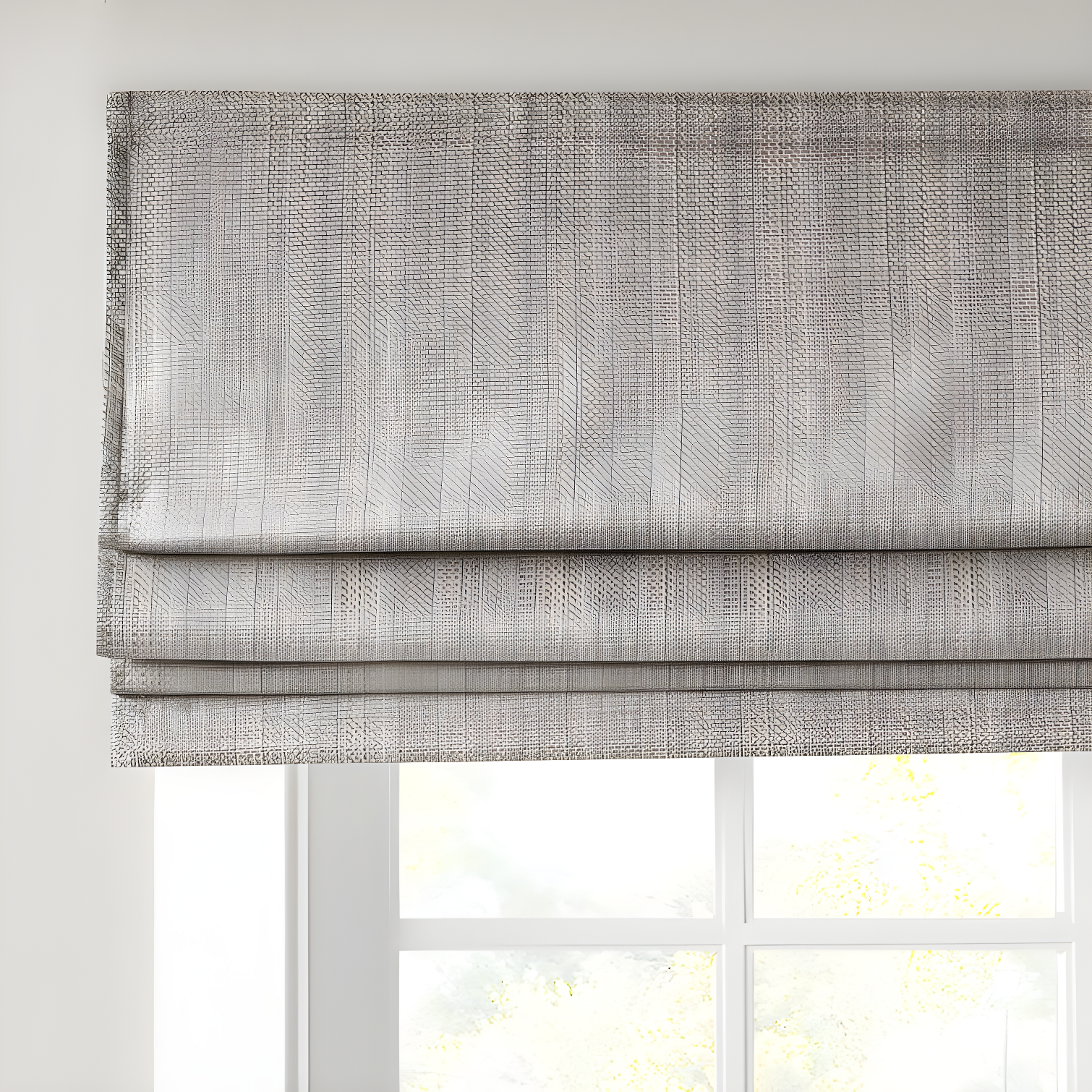 Galen Basketweave Cordless Room Darkening Roman Shade