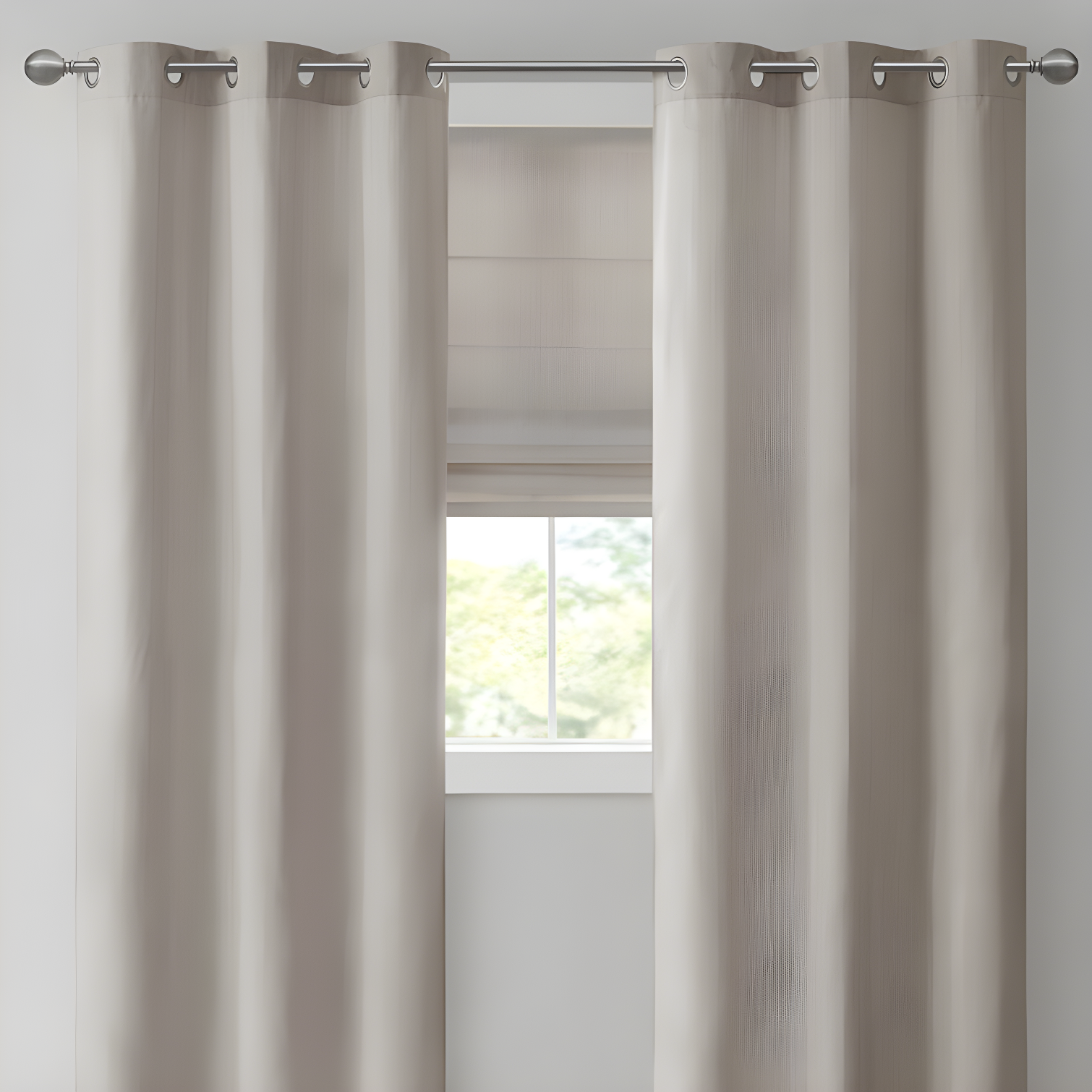 Galen Basketweave Cordless Room Darkening Roman Shade