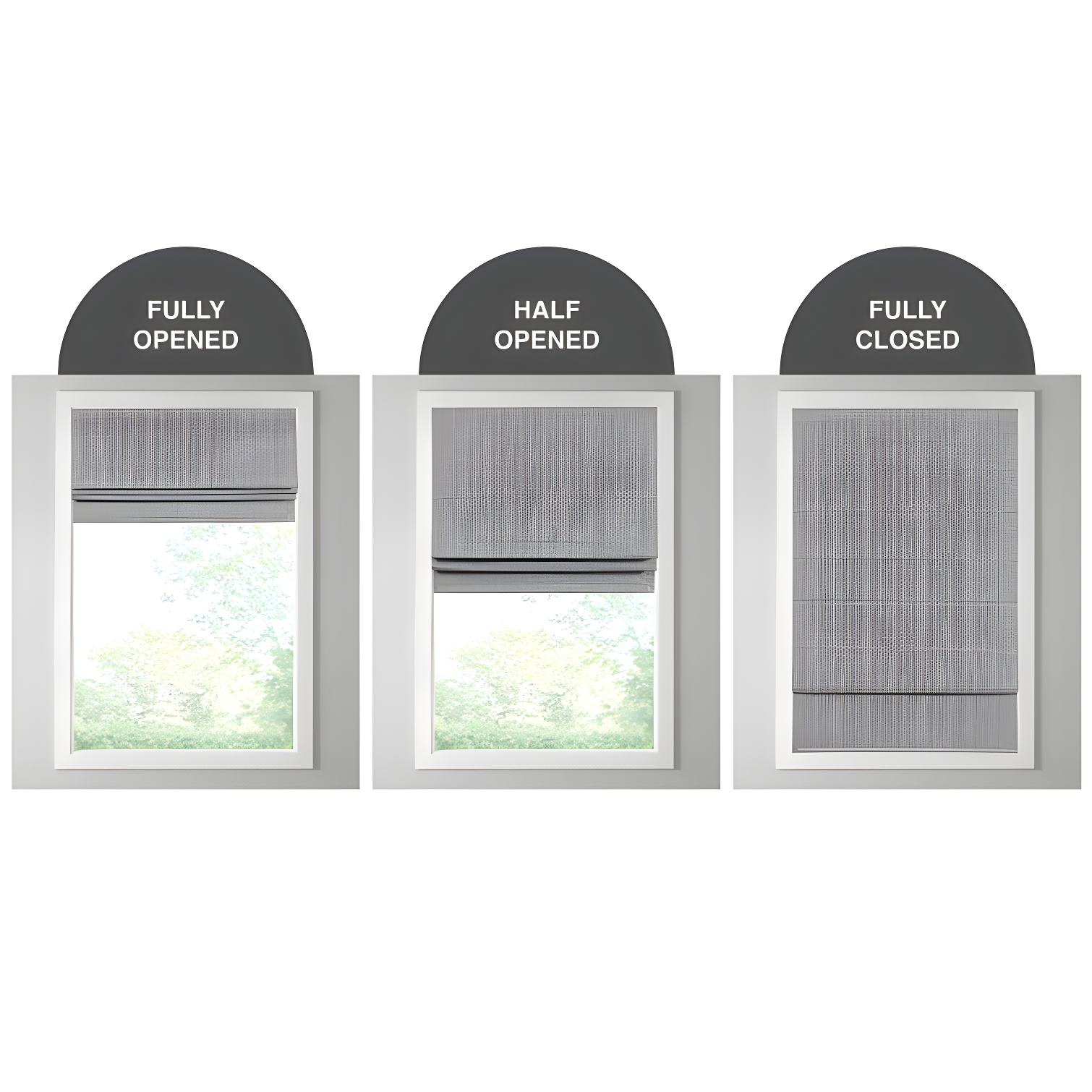 Galen Basketweave Cordless Room Darkening Roman Shade