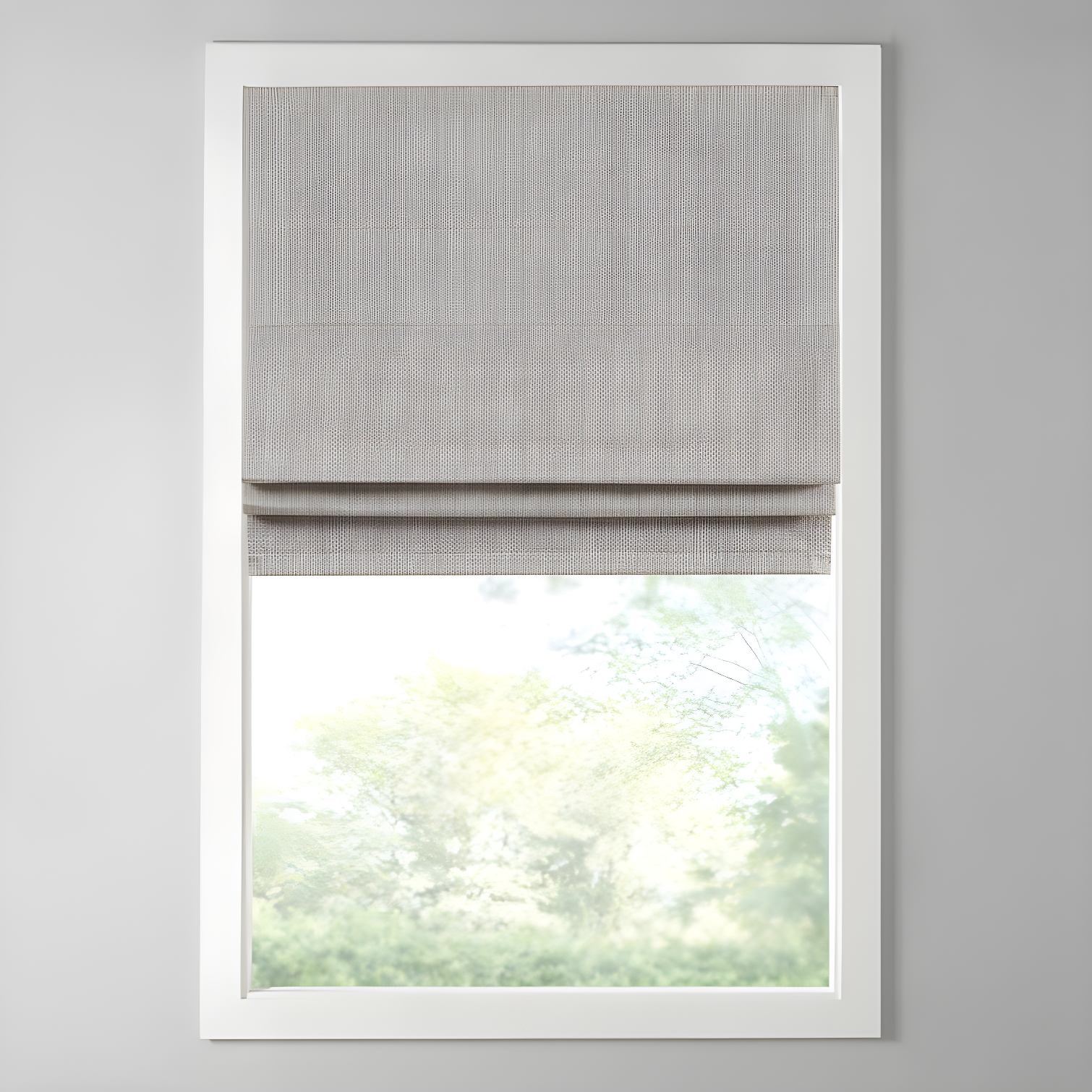 Galen Basketweave Cordless Room Darkening Roman Shade