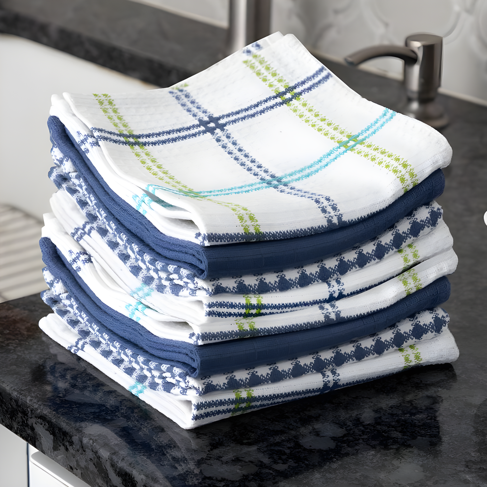 T-fal Flat Waffle Kitchen Dishcloth Set