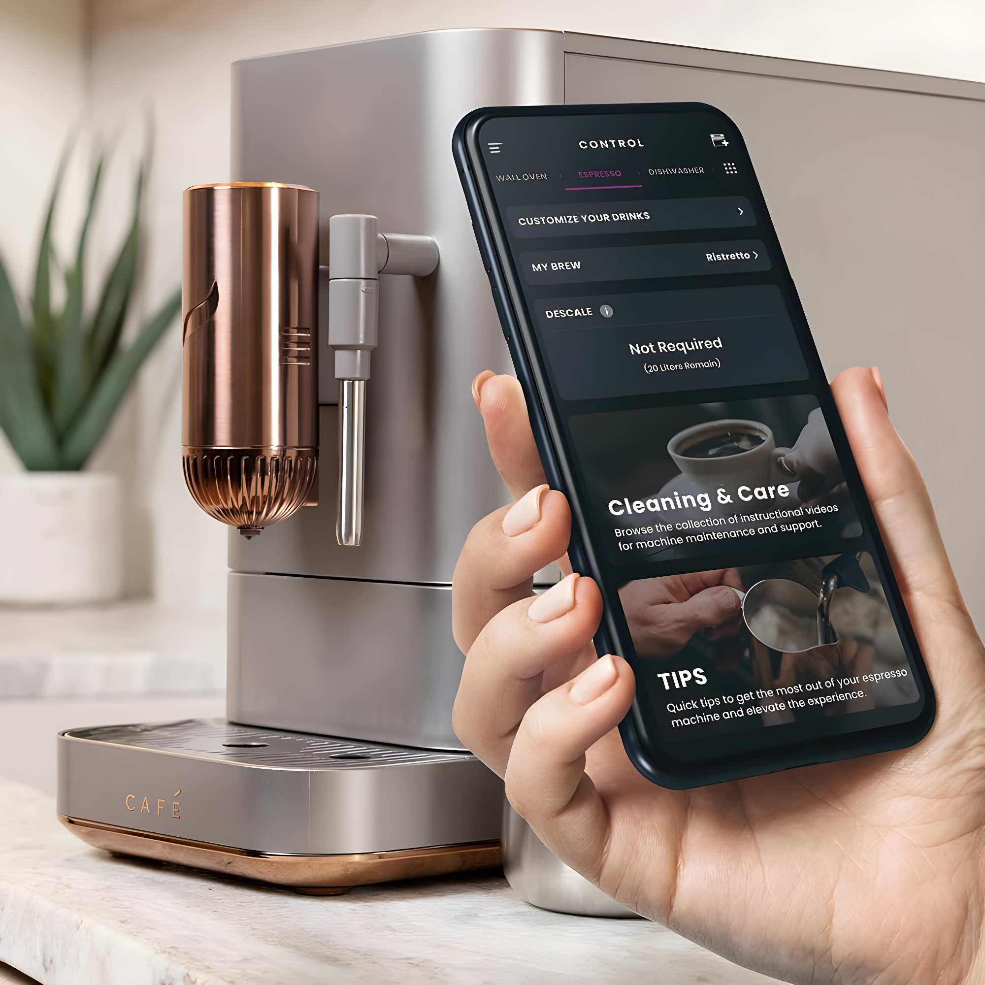 Café ™ Stainless Steel Affetto Automatic Espresso Machine