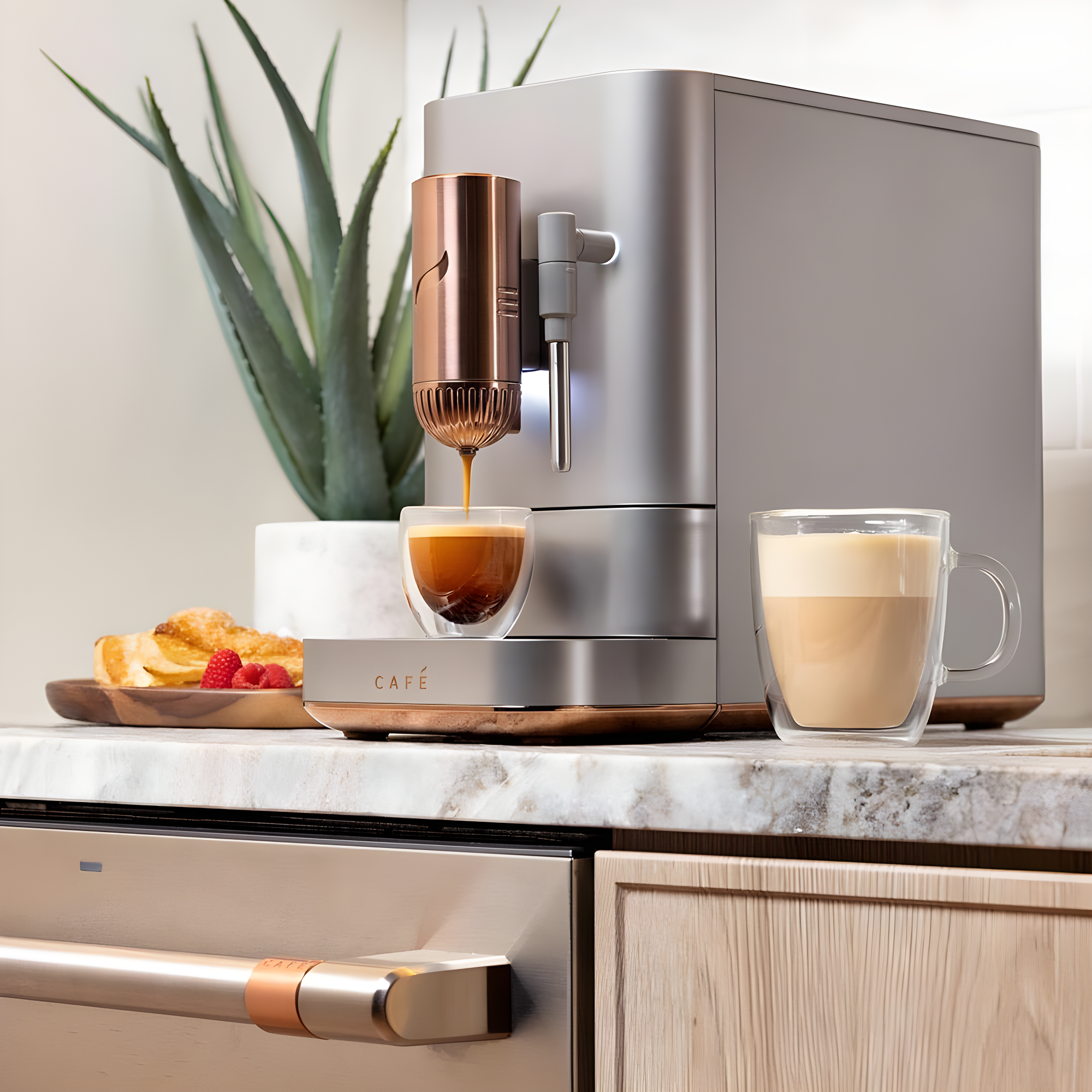 Café ™ Stainless Steel Affetto Automatic Espresso Machine