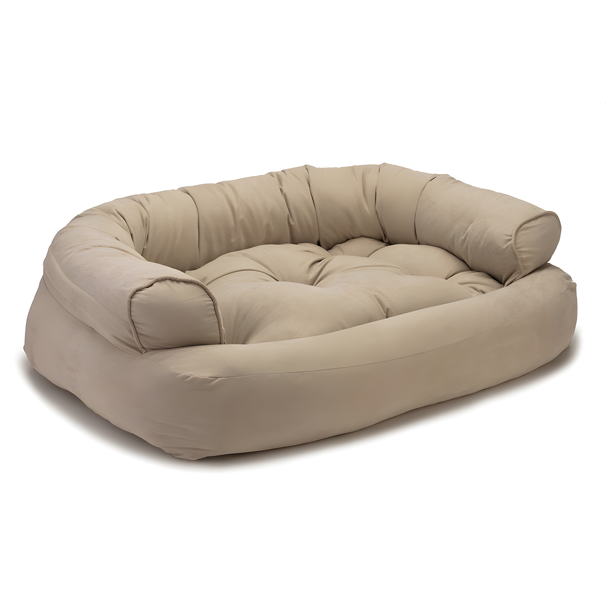 Snoozer Luxury Microsuede Overstuffed Bolster Dog Sofa