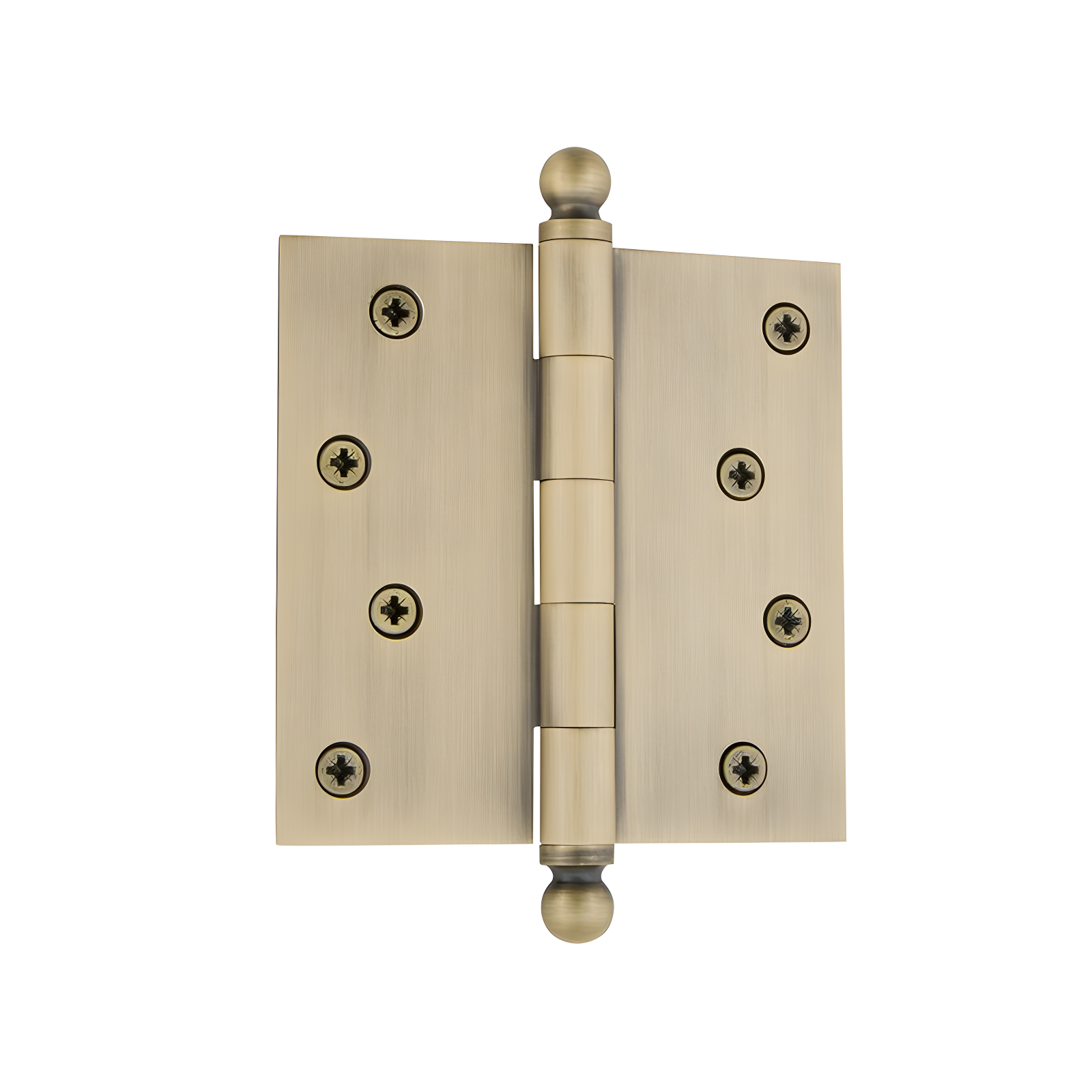 Nostalgic Warehouse 4" x 4" Ball Tip Residential Hinge with Square Corners