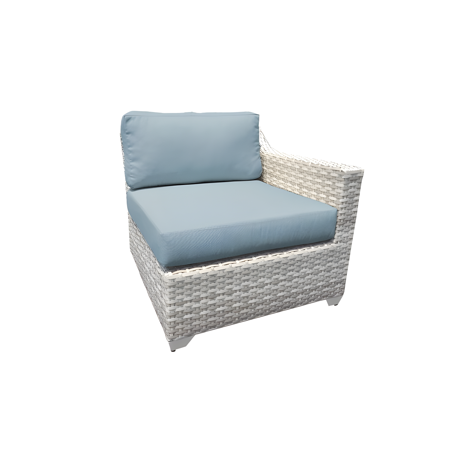 Bannister 64'' Wicker Outdoor Loveseat