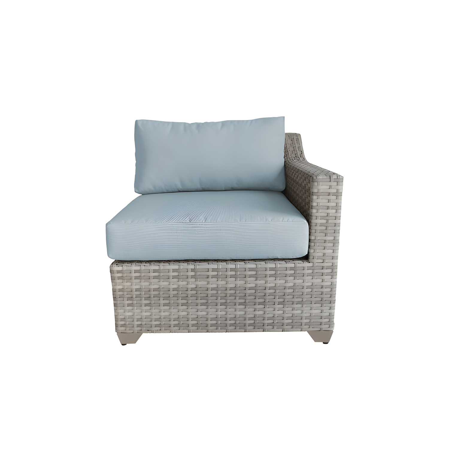 Bannister 64'' Wicker Outdoor Loveseat