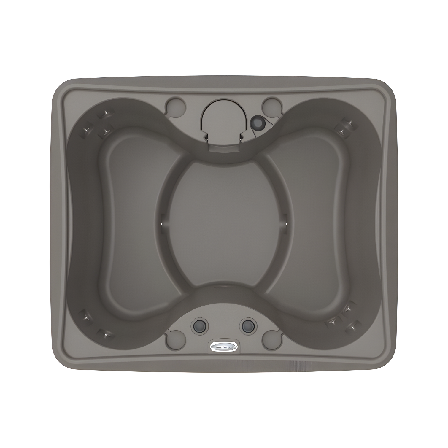 AquaRest Discover AR150 Standard 4-Person 12-Jet Plug & Play Hot Tub with LED Waterfall and Friction Heating
