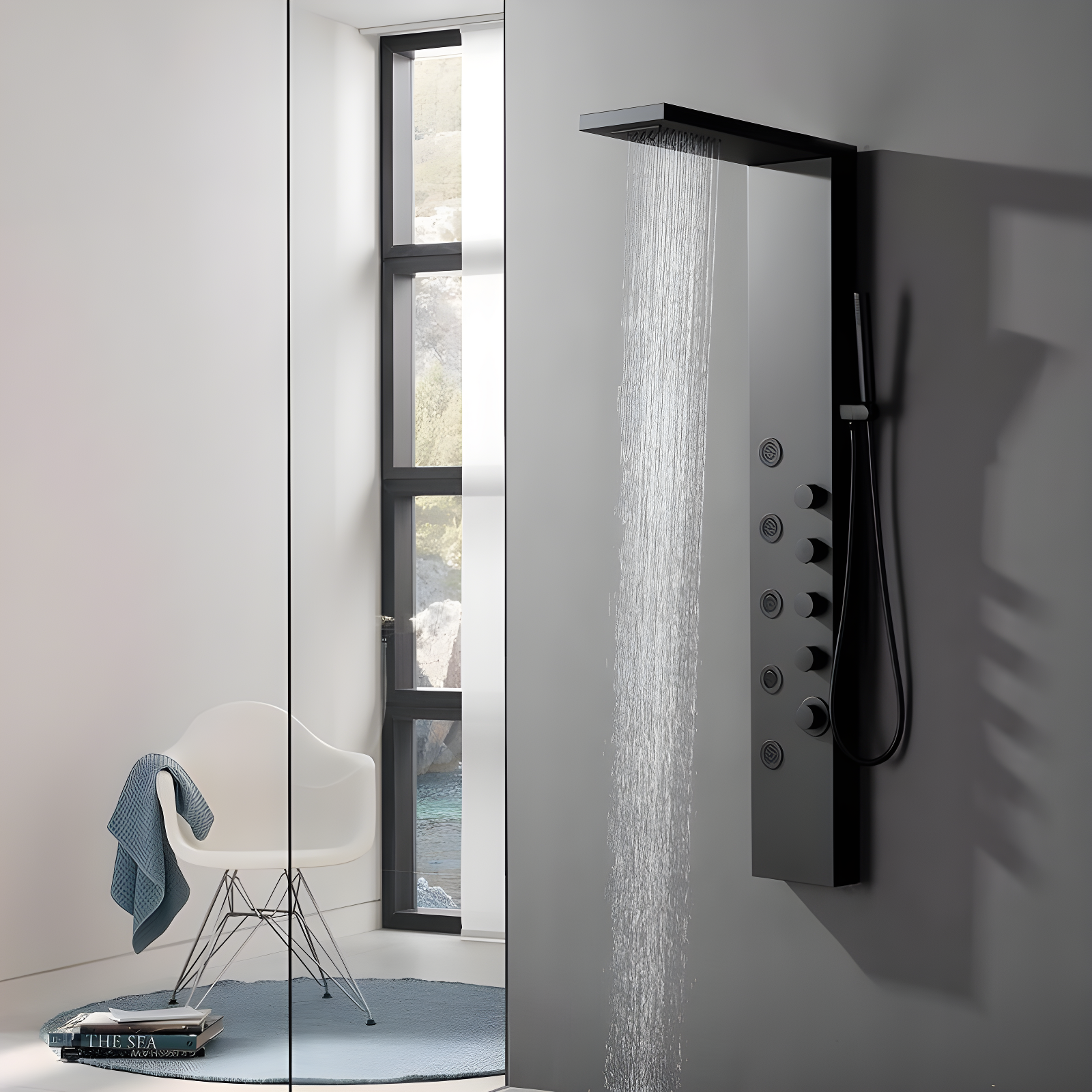 57.99'' Shower Panel with Fixed Shower Head