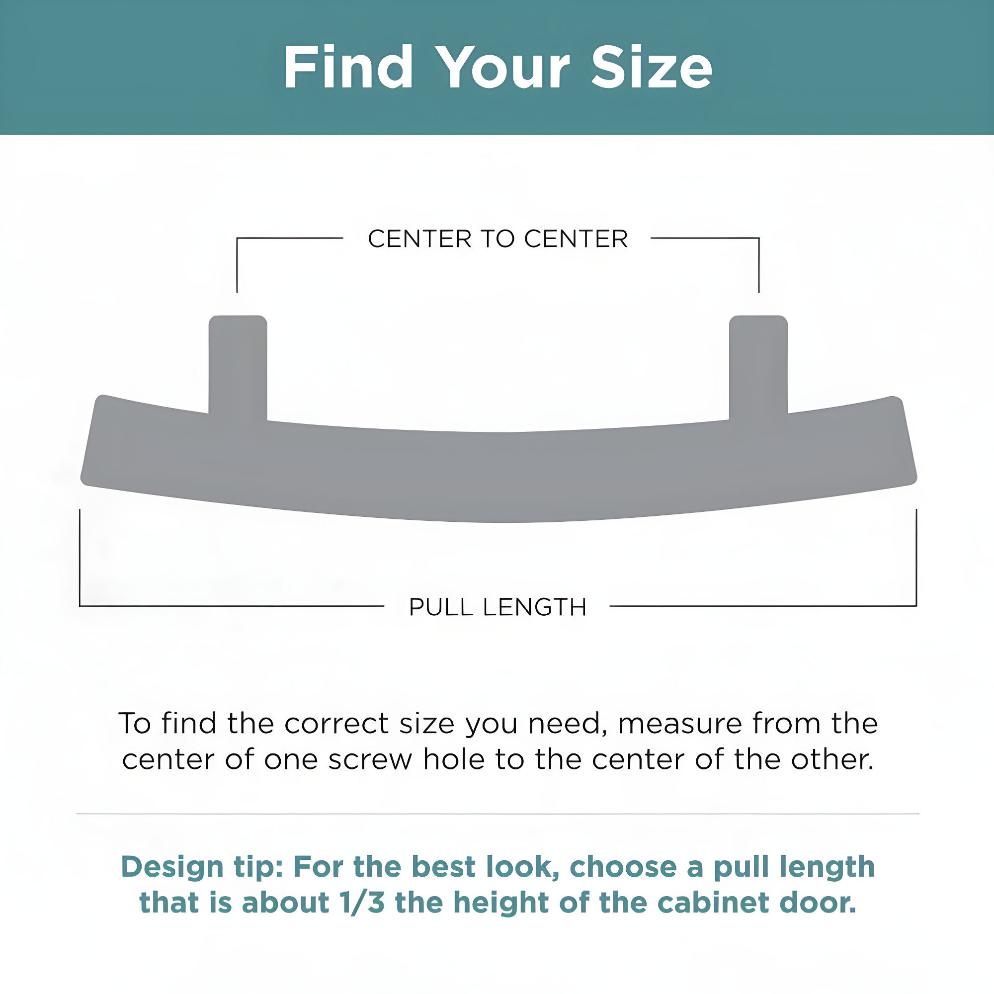 Builder's Program Series 3 Decorative Cabinet 3" Center to Center Bar Pull
