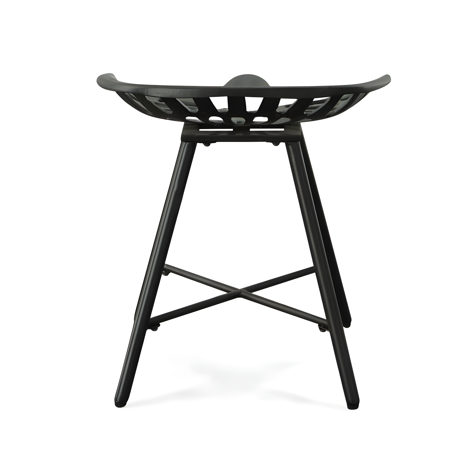 Carolina Living Kadin Tractor Seat Fireside Bench Black: Cast Iron, Farmhouse Style, Powder-Coated Finish