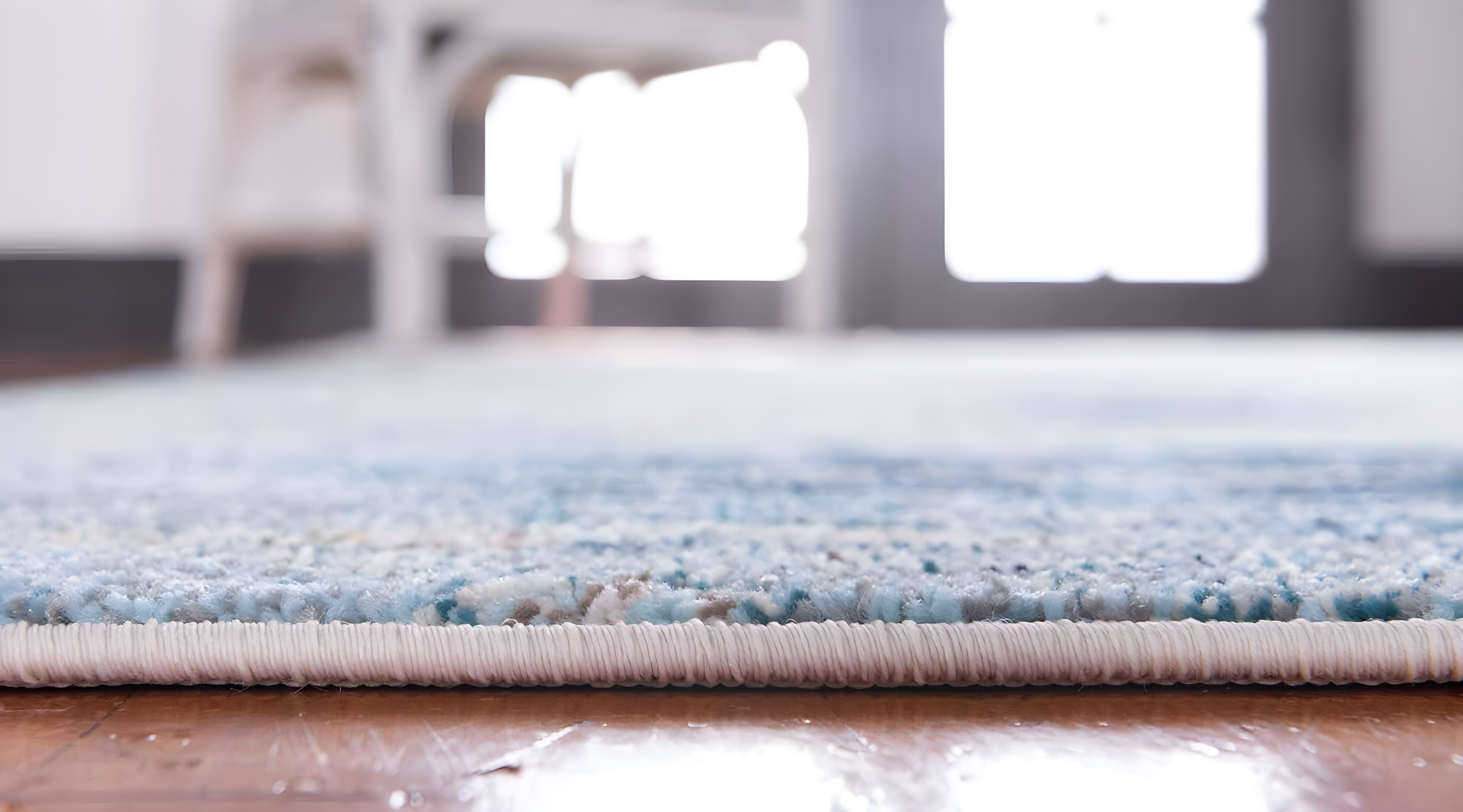 Unique Loom Chromatic Collection Area Rug - Avalon (8' x 10' Rectangle Light Blue/Gray)