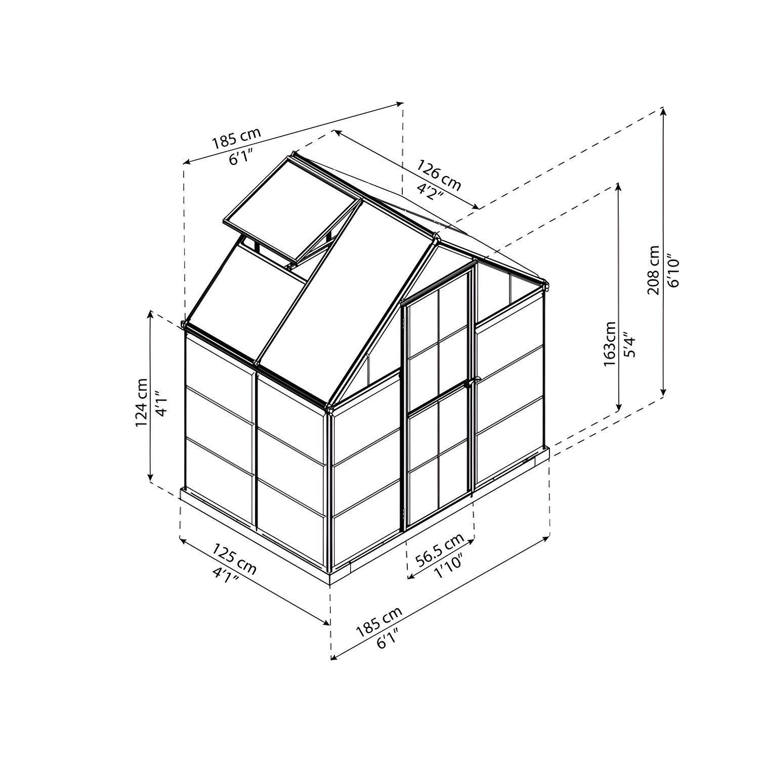Canopia Palram - Canopia Hybrid Polycarbonate Hobby Greenhouse & Reviews | Wayfair
