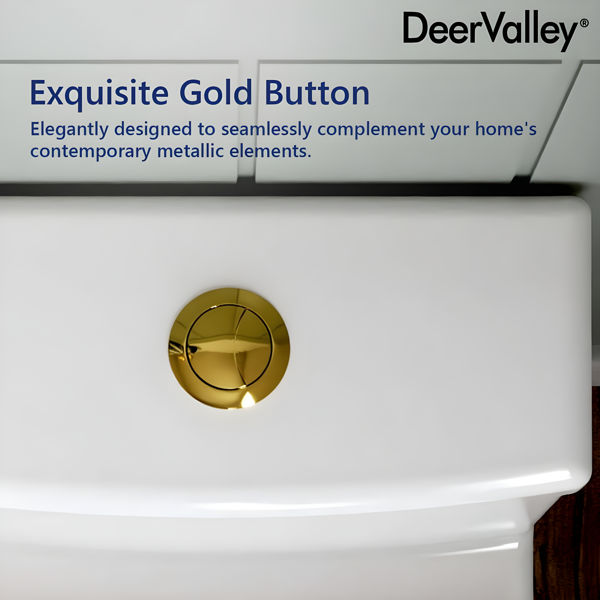 DeerValley Liberty Compact Toilets One-Piece Toilet With High-Efficiency Flush Round Toilet for Space-Saving Floor Mounted (Seat Included)