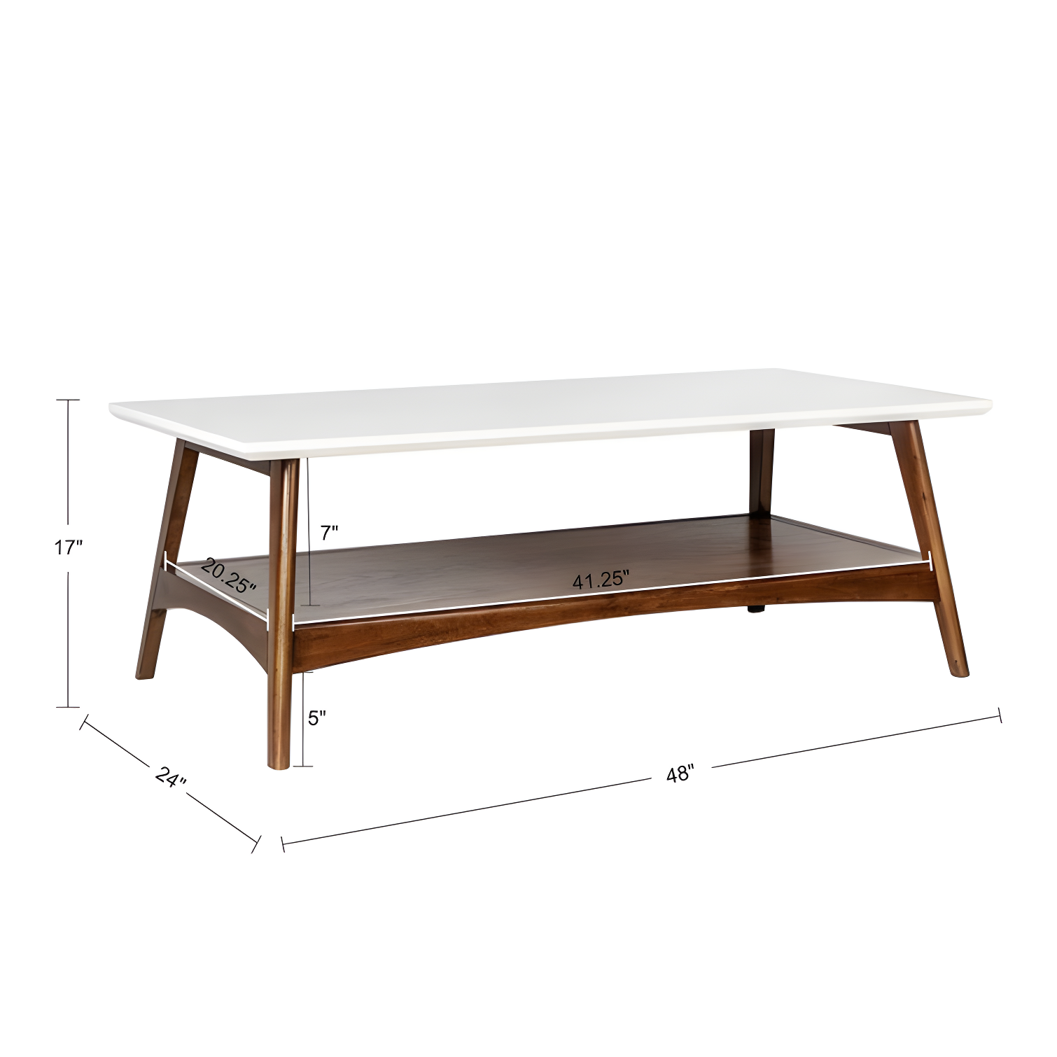 Parker 4 Legs Coffee Table with Storage